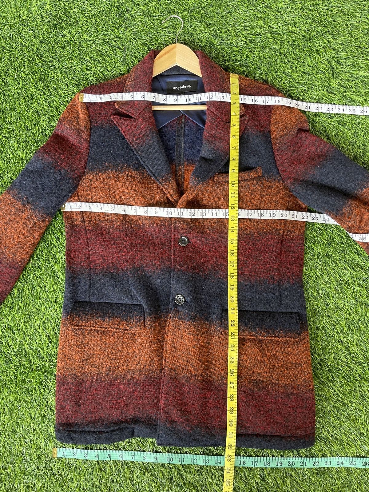 Vintage Last Drop🔥Rare🔥Vintage Angeebros Wool Blazer Navajo Design Size US L / EU 52-54 / 3 - 13 Thumbnail