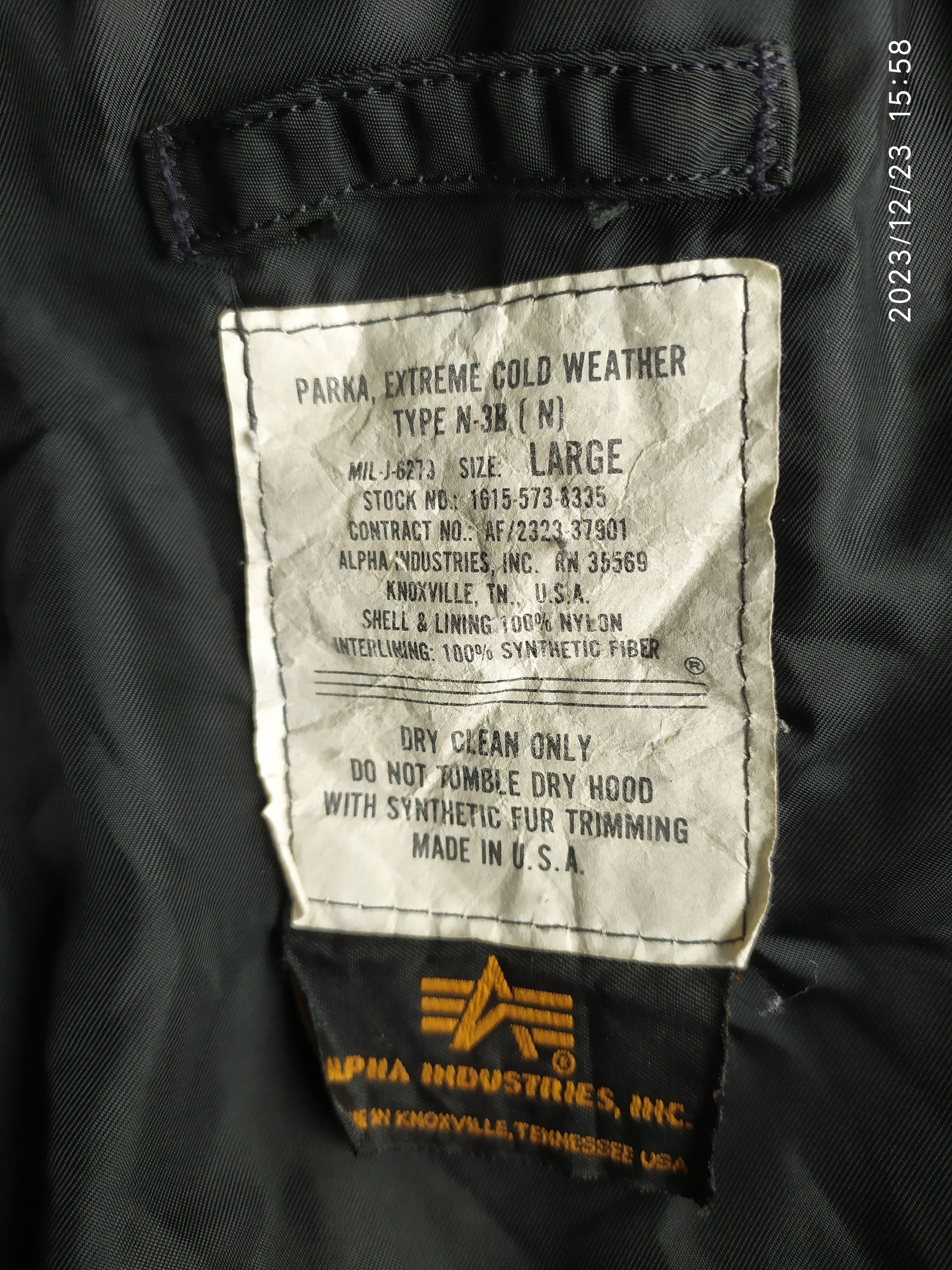 14th Addiction × Alpha Industries × If Six Was Nine Alpha Industries N-3B Fur Hoodie Extreme Weather Parka Size US L / EU 52-54 / 3 - 4 Thumbnail