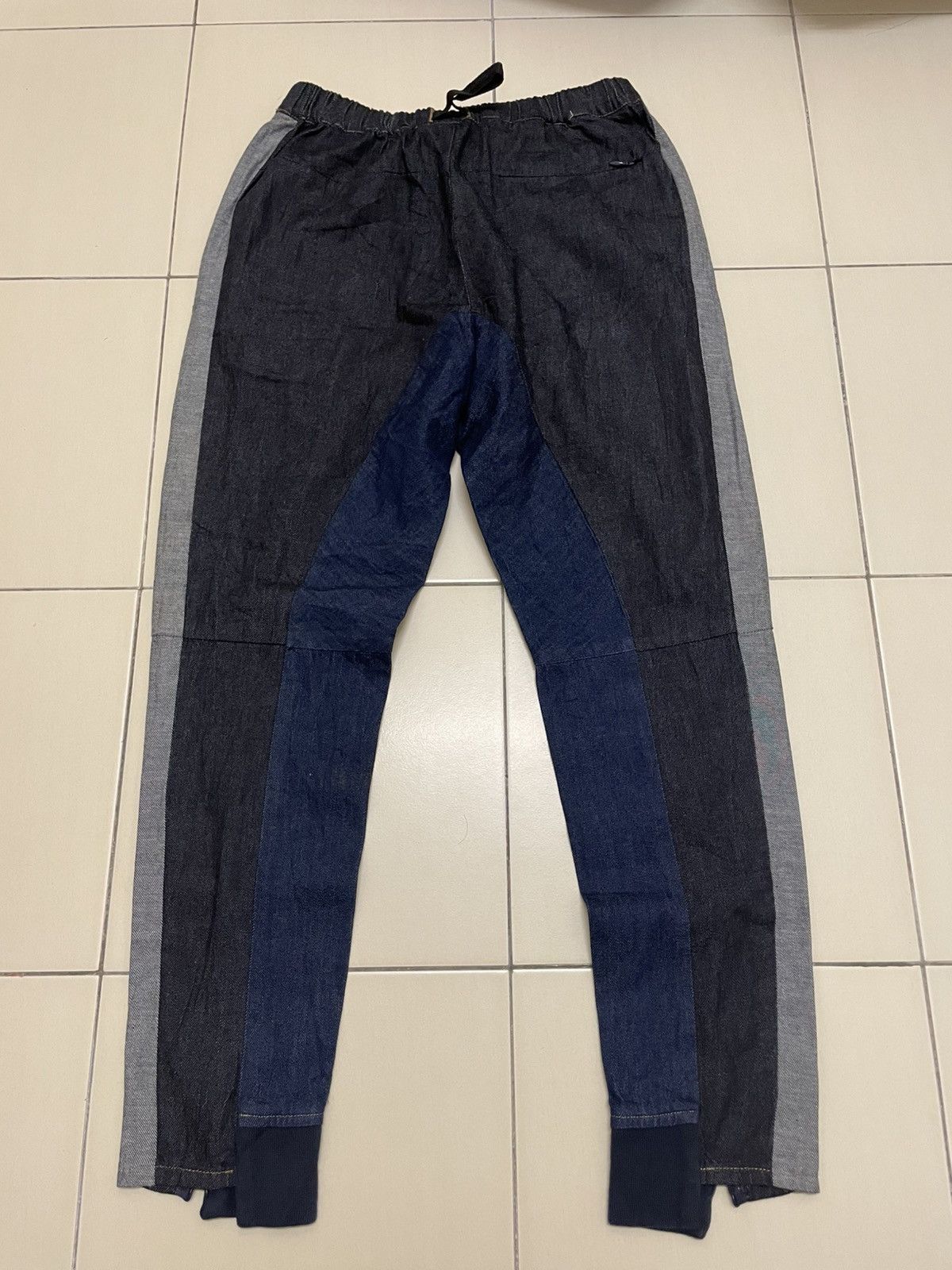 gomme Gomme Maki Hiroshige Rework/reconstructed Denim Jogger Pants Size US 30 / EU 46 - 4 Thumbnail