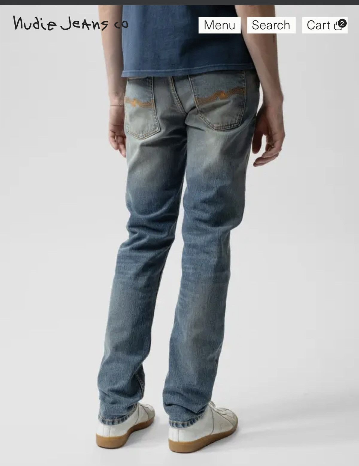 Nudie Jeans Nudie Jeans Solid Ollie Blue Clay Size US 38 / EU 54 - 1 Thumbnail