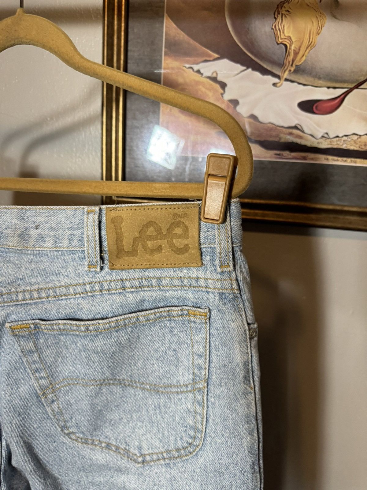 Lee × Vintage Vintage Lee Jeans 36 x 30 Size US 36 / EU 52 - 4 Thumbnail