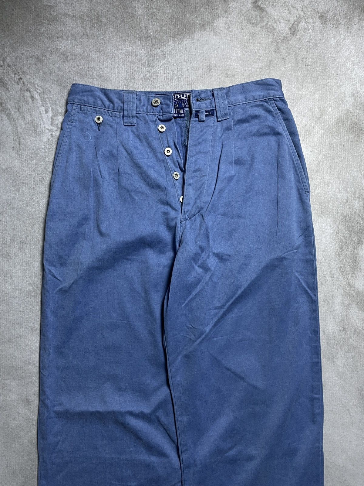 Nigel Cabourn 1990’s Nigel Carbourn - Fly Button Chino Pants Size US 26 / EU 42 - 3 Thumbnail