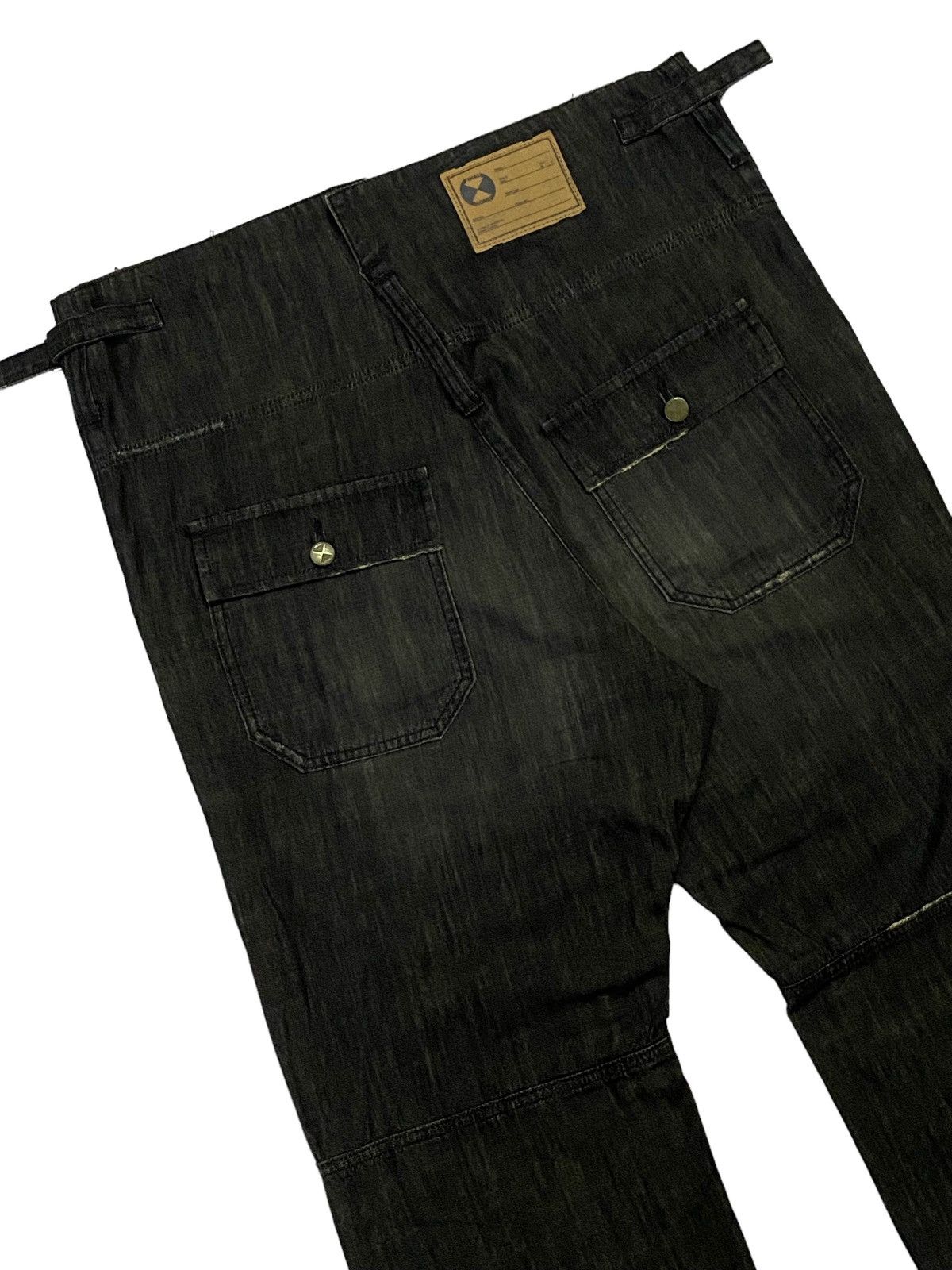 Final Home × Issey Miyake × Japanese Brand Rare🔥Final Home Denim Linen Pants Size US 34 / EU 50 - 20 Thumbnail