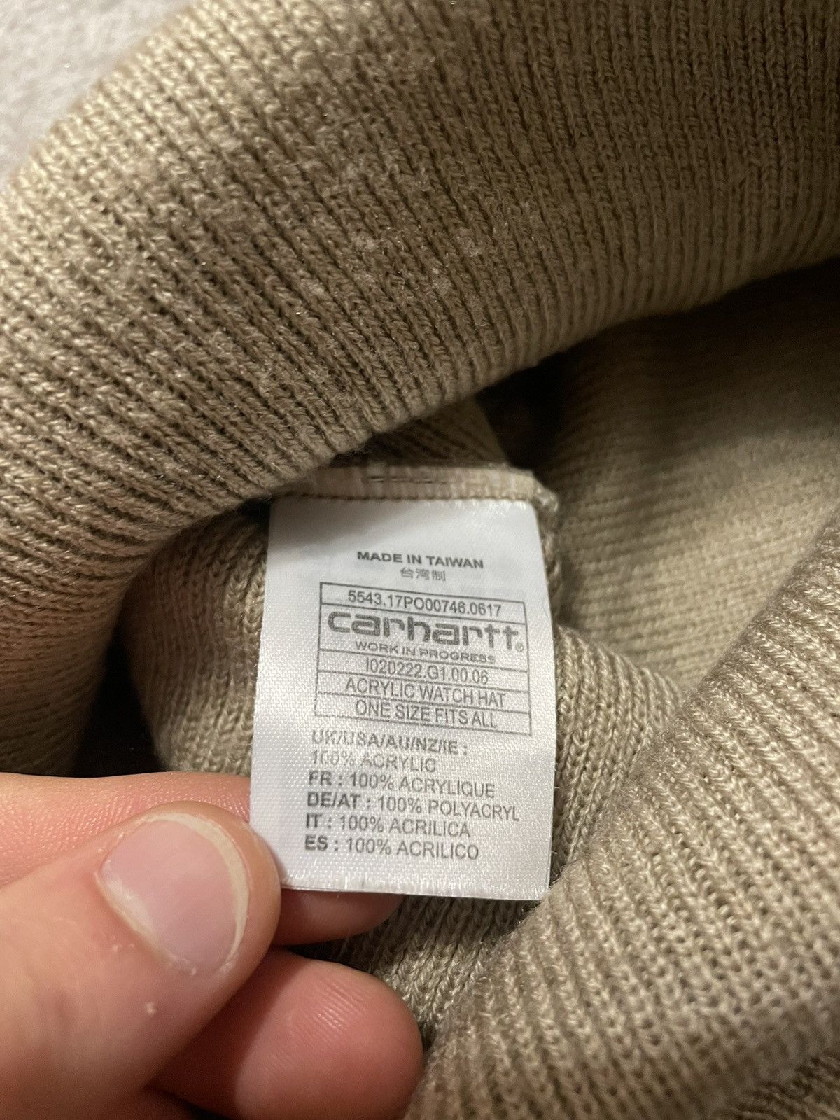 Carhartt Vintage Carhartt Beanie Hat Size ONE SIZE - 6 Thumbnail
