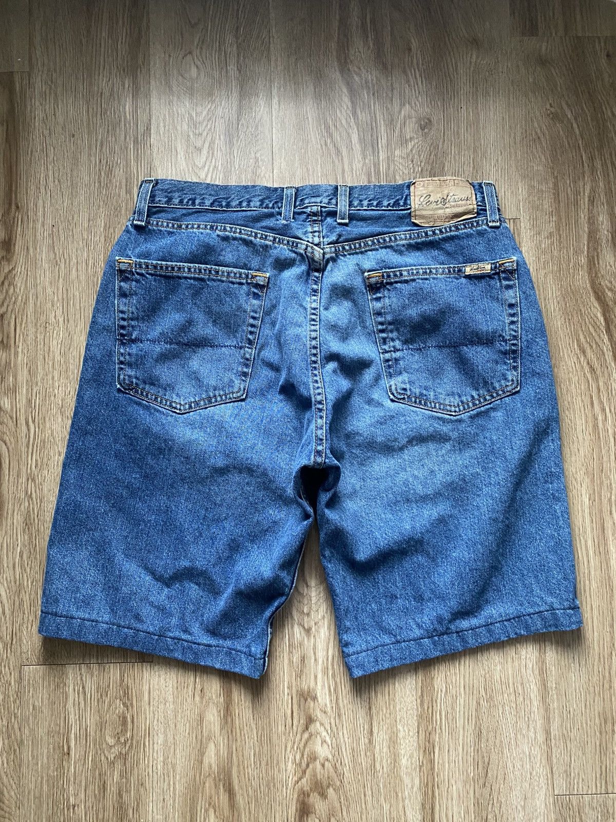 Levi's × Levi's Vintage Clothing × Vintage VINTAGE BAGGY LEVIS SHORTS JORTS Size US 34 / EU 50 - 2 Thumbnail