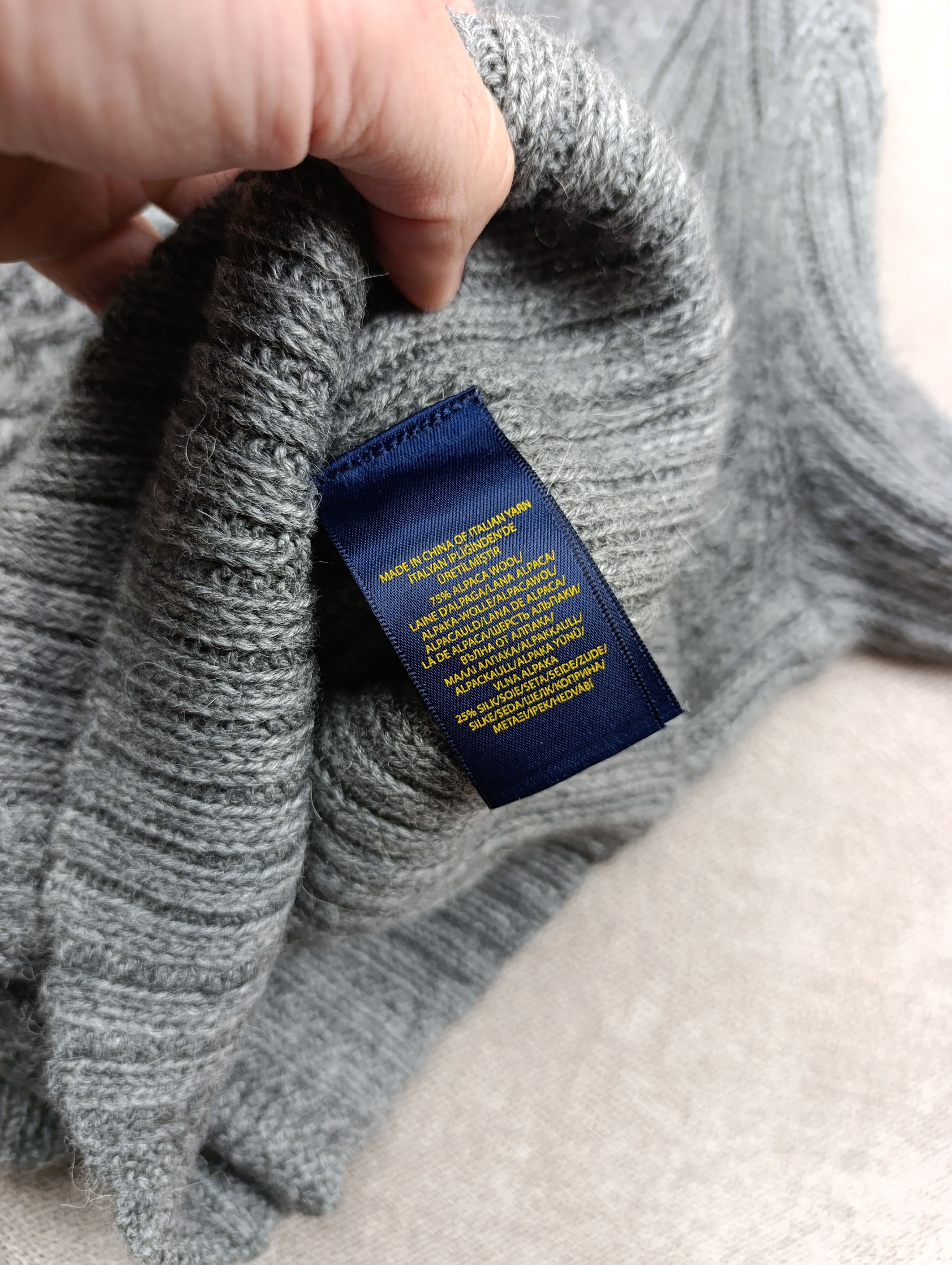 Polo Ralph Lauren Polo Ralph Lauren Alpaca Wool/Silk Sweater Flared Sleeves Size XL / US 12-14 / IT 48-50 - 8 Thumbnail