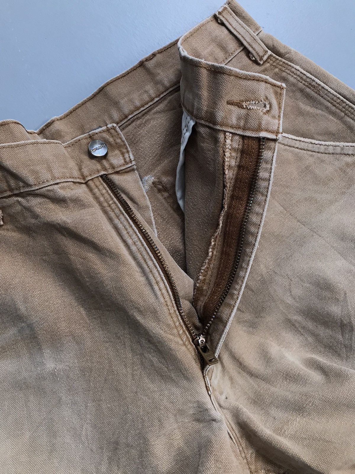 Carhartt Vintage Carhartt B11 BRN carpenter workwear denim Size US 34 / EU 50 - 9 Thumbnail