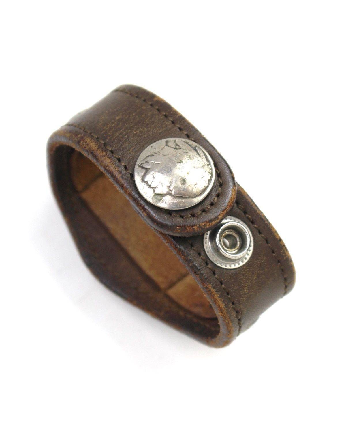 Vintage 2000S TINO USA CUFF COIN LEATHER WATCH Size ONE SIZE - 6 Thumbnail