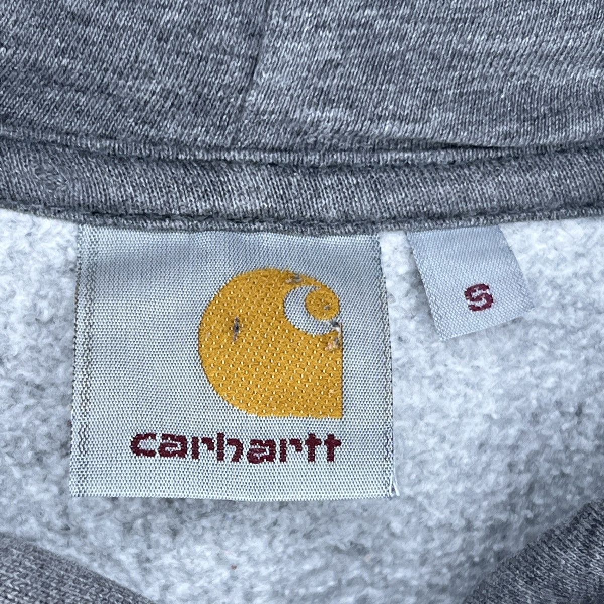 Carhartt × Carhartt Wip Carhartt WiP Grey Hoodie Gold Logo Hooded Chase Sweat Size US S / EU 44-46 / 1 - 5 Thumbnail