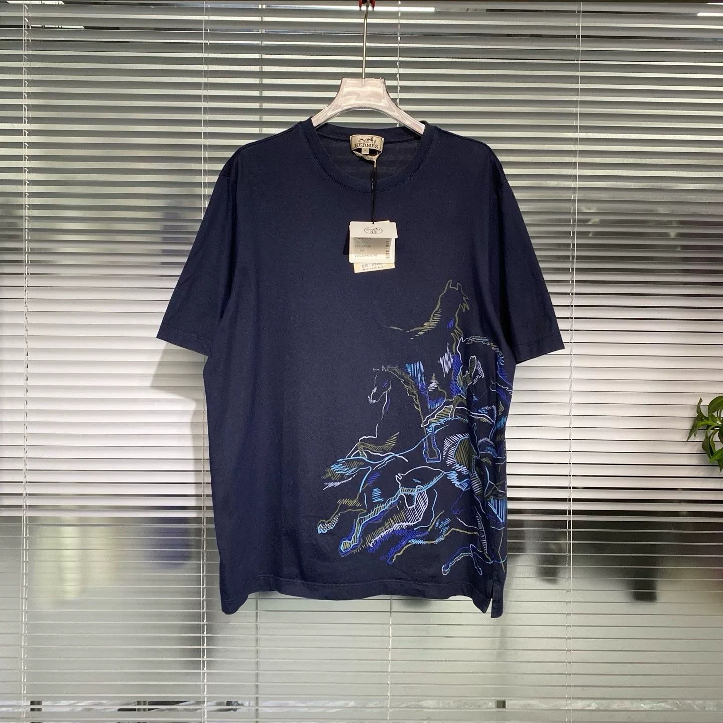 Hermes Hermes 2023 Summer Horse Print T-shirt M Size US M / EU 48-50 / 2 - 1 Thumbnail