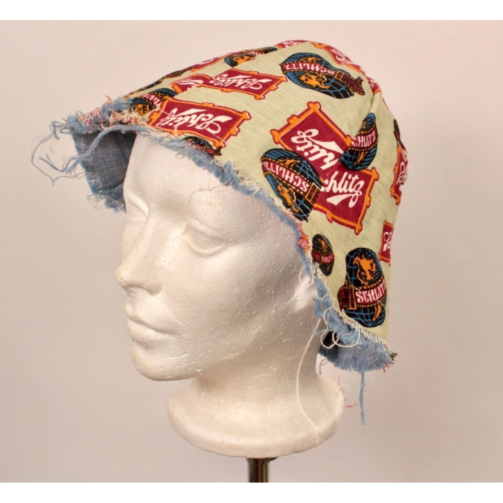 Vintage VINTAGE Schlitz Beer Advertisement Bucket Hat 60s Green Mens Size ONE SIZE - 2 Thumbnail
