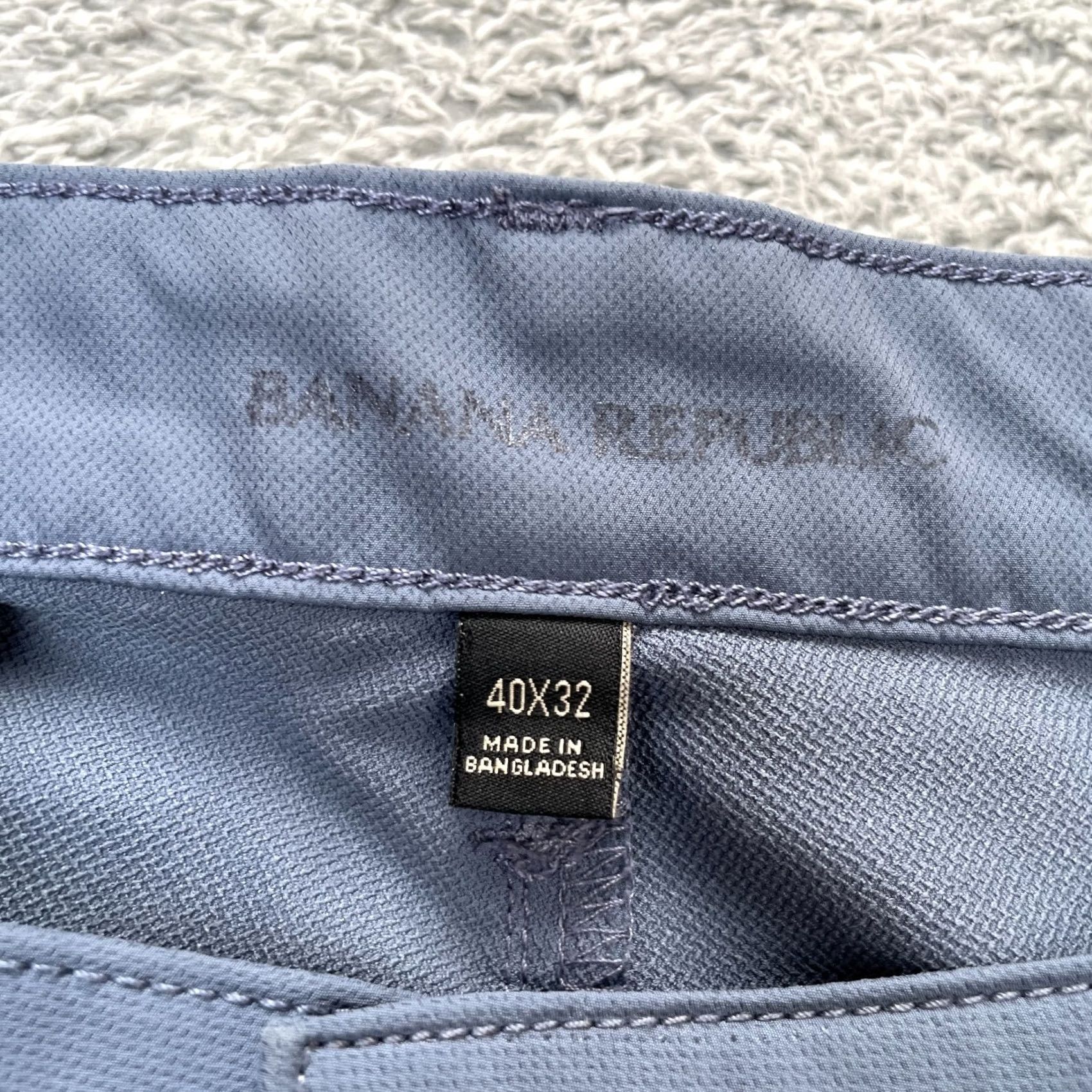 Banana Republic Banana Republic Mens Pants Blue Chino Straight Leg Golf Resort Wear Tennis 40x32 Size US 40 / EU 56 - 4 Thumbnail