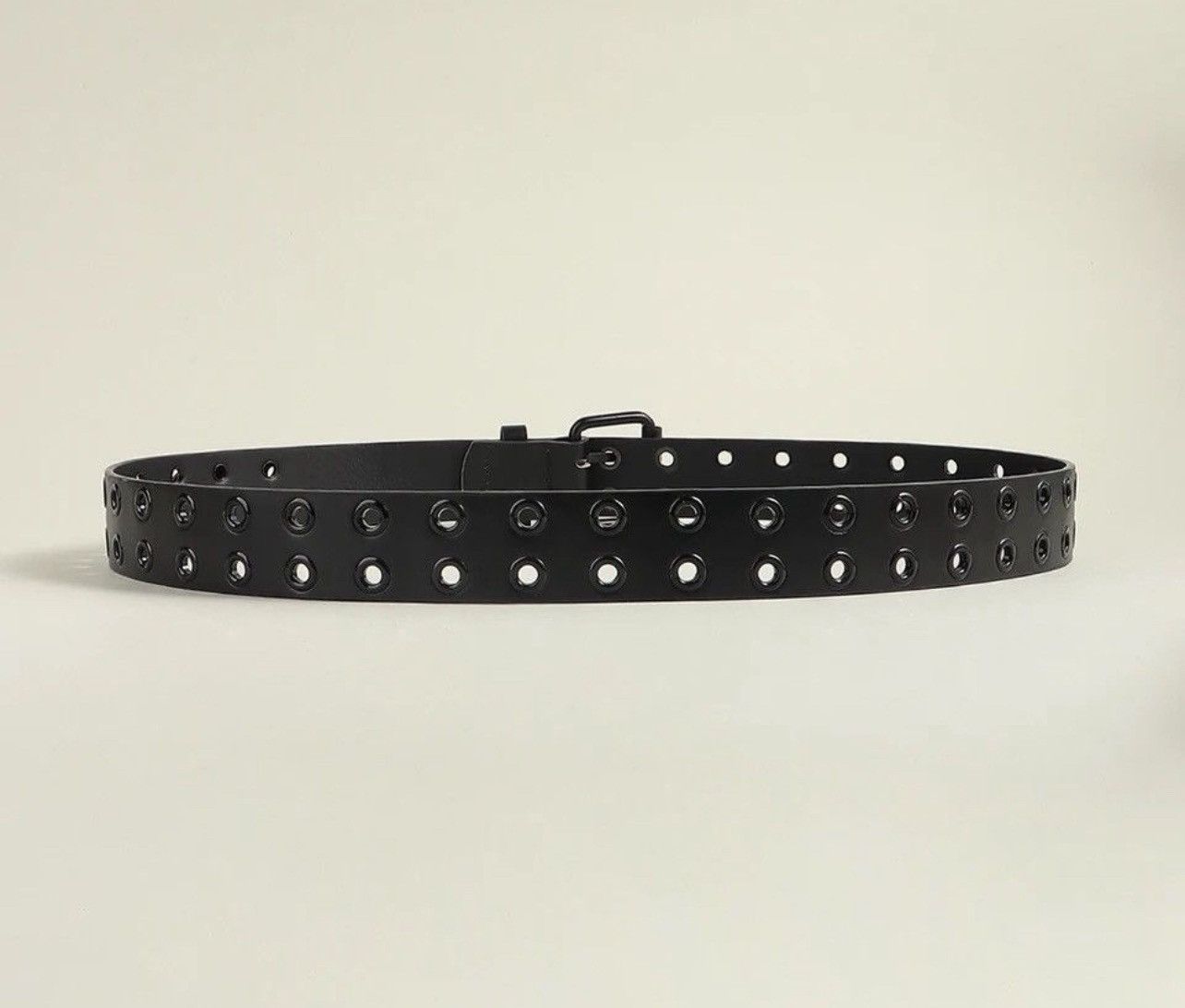 Vintage black Belts Women PU Leather Western Y2K Girls Belt Size ONE SIZE - 6 Thumbnail