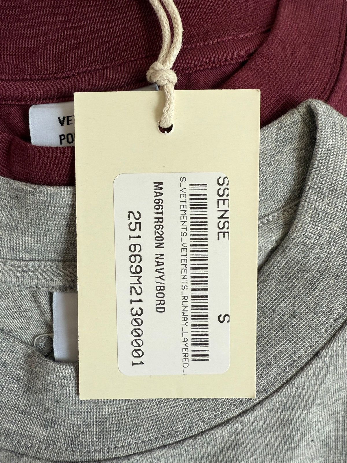 Vetements Vetement Multicolor Runway Layered Fitted T-Shirt Size US S / EU 44-46 / 1 - 8 Thumbnail