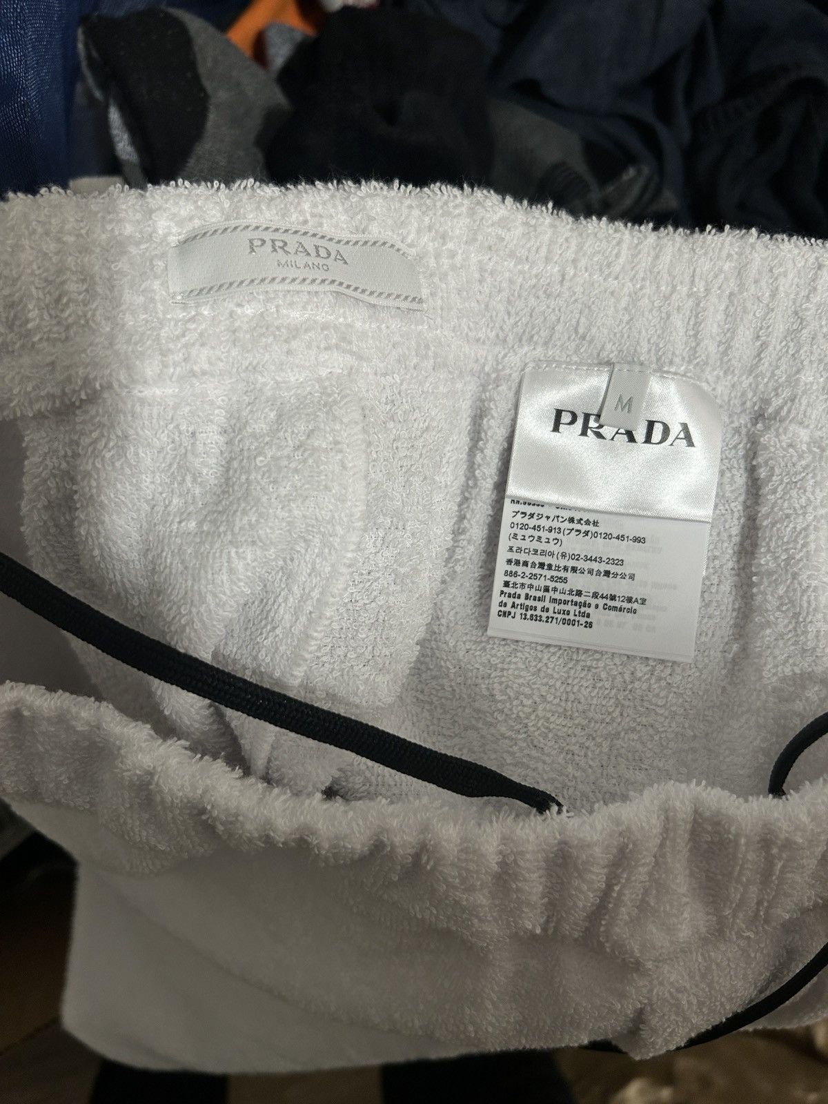 Prada Prada Terry cloth shorts - White Size US 32 / EU 48 - 6 Thumbnail
