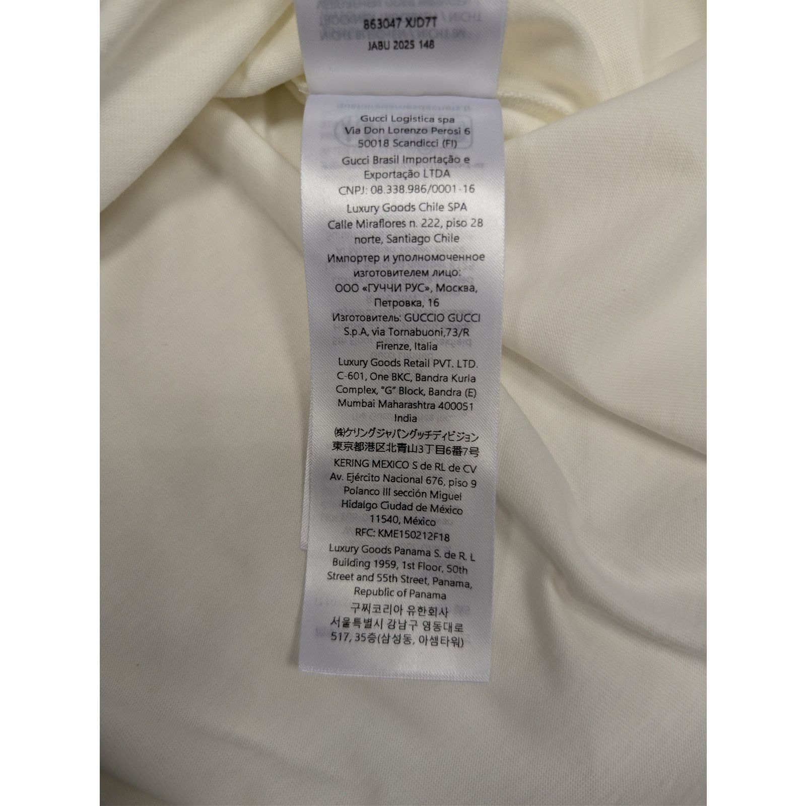 Gucci o1rshd1 Firenze 1921 cotton T-shirt in White Size US M / EU 48-50 / 2 - 20 Thumbnail