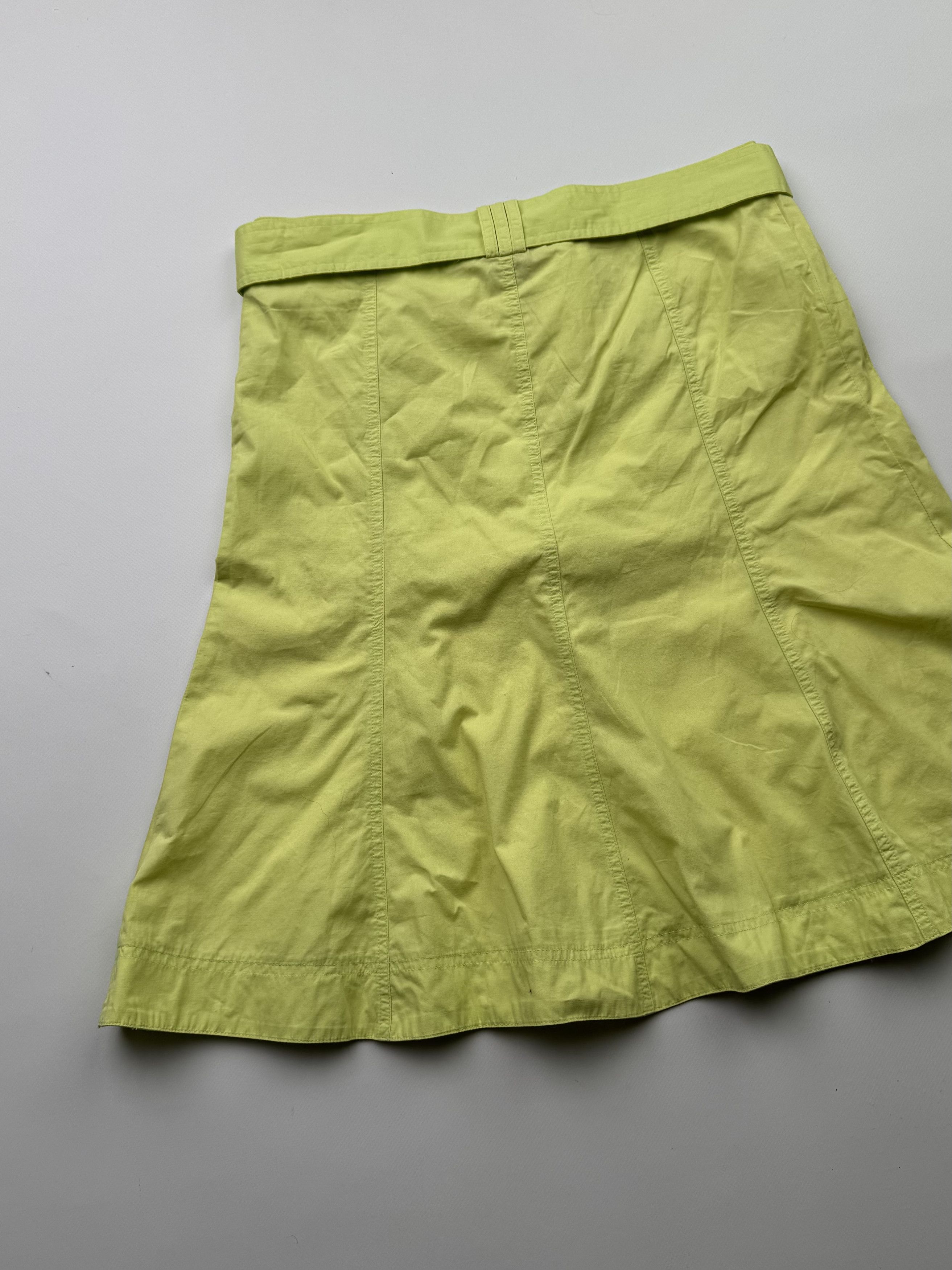 Vintage Vintage Flare Skirt With Belt B461(V280)E2 Size 27" / US 4 / IT 40 - 8 Thumbnail