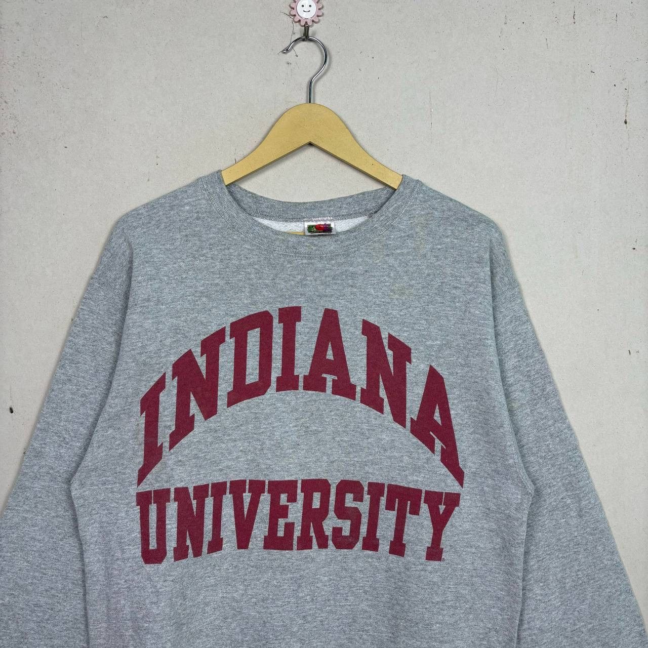 Fruit Of The Loom Vintage 90s Indiana University Sweatshirt S IU Hoosiers Size US S / EU 44-46 / 1 - 3 Thumbnail