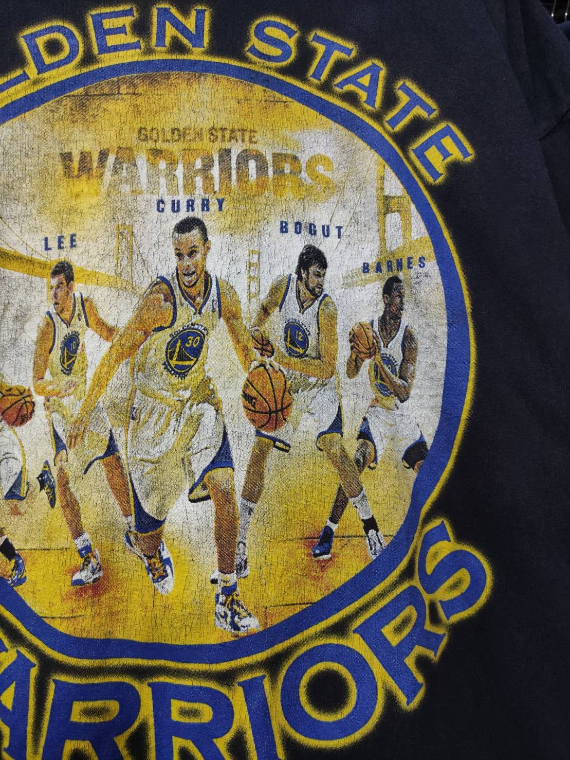 NBA Rare! Vtg Golden State Warriors Stephen Curry Team Promo Size US XL / EU 56 / 4 - 4 Thumbnail