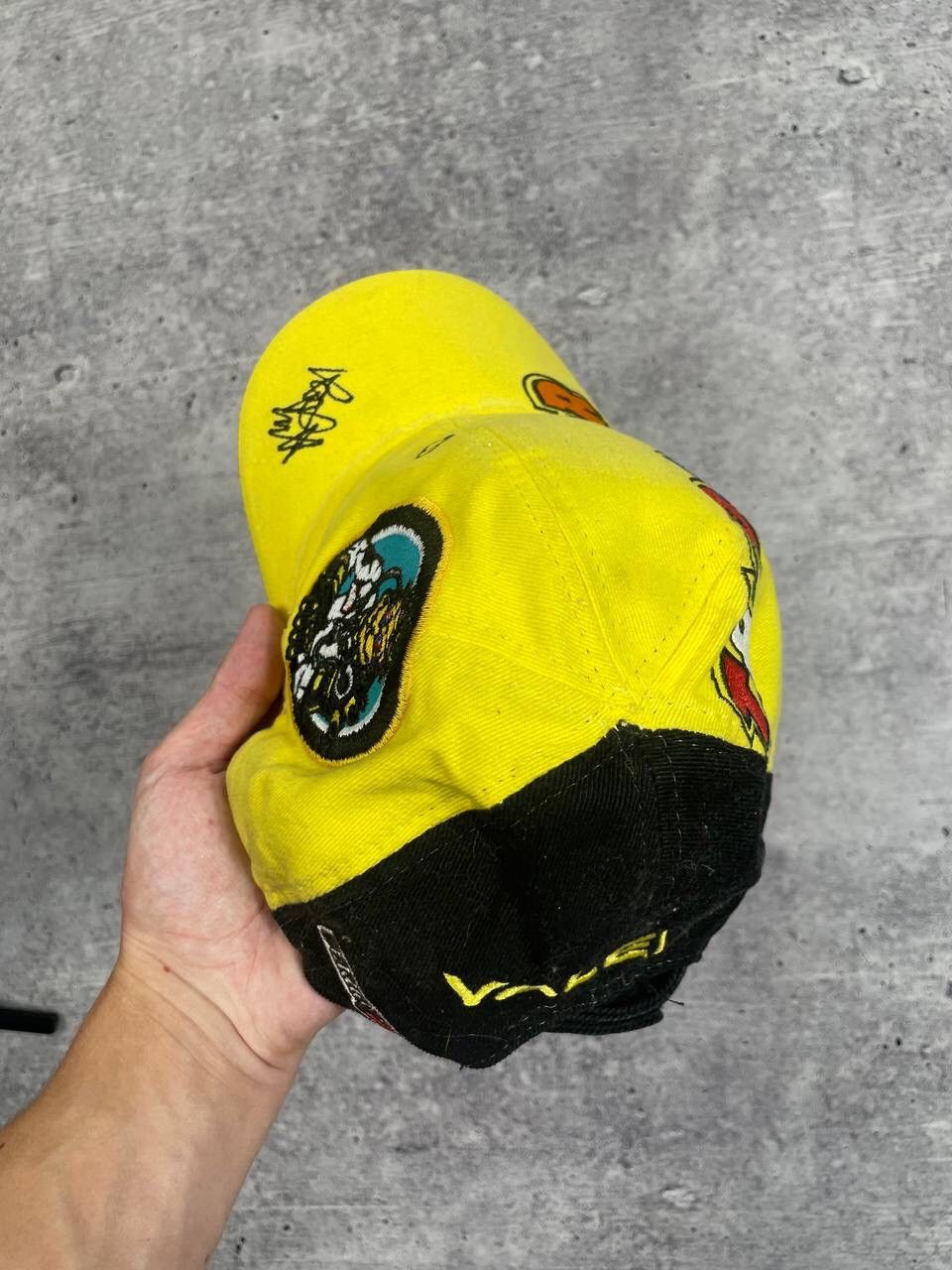 Vintage Vintage Valentino Rossi 46 Racing Moto Te Doctor Cap Hat Y2K Size ONE SIZE - 4 Thumbnail
