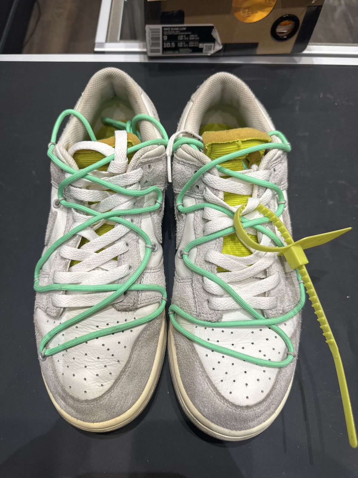 Nike × Off-White Nike Off-White Dunk Low Lot 14 Size US 9 / EU 42 - 4 Thumbnail