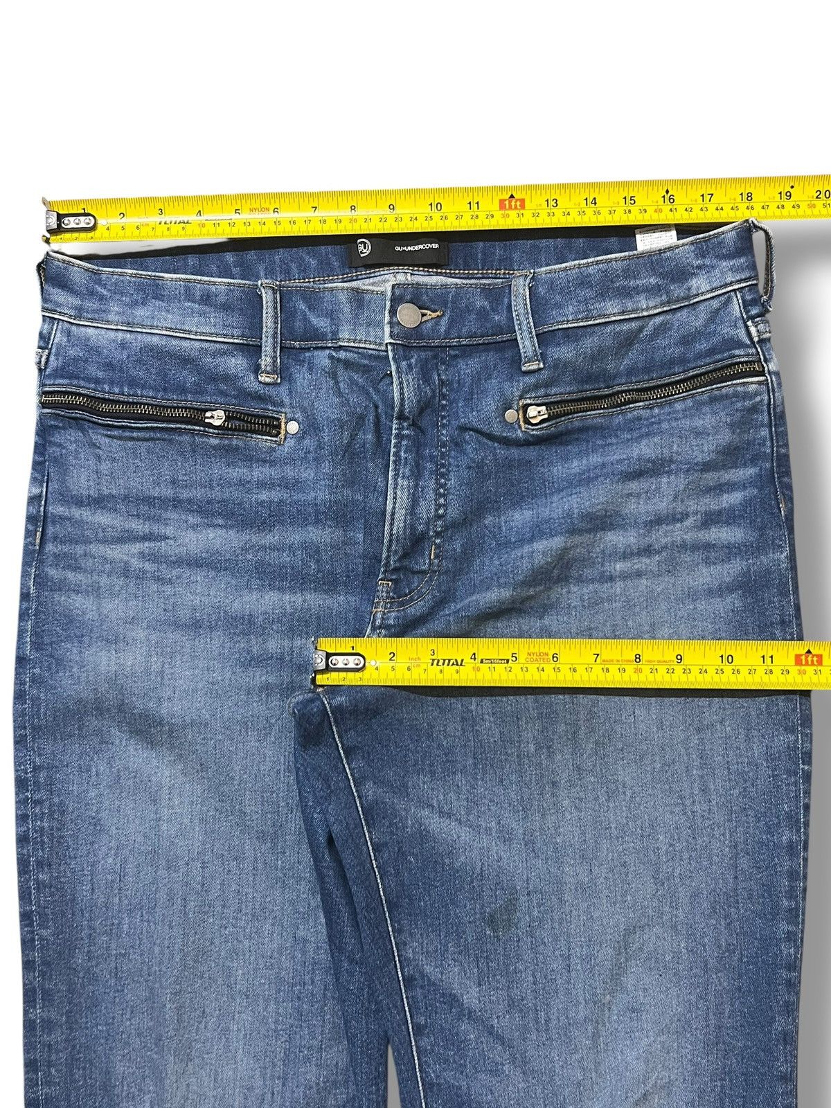 GU × Undercover GU x Undercover Kosmik Noise Jeans - Straight Stretch Jeans Size US 36 / EU 52 - 16 Thumbnail