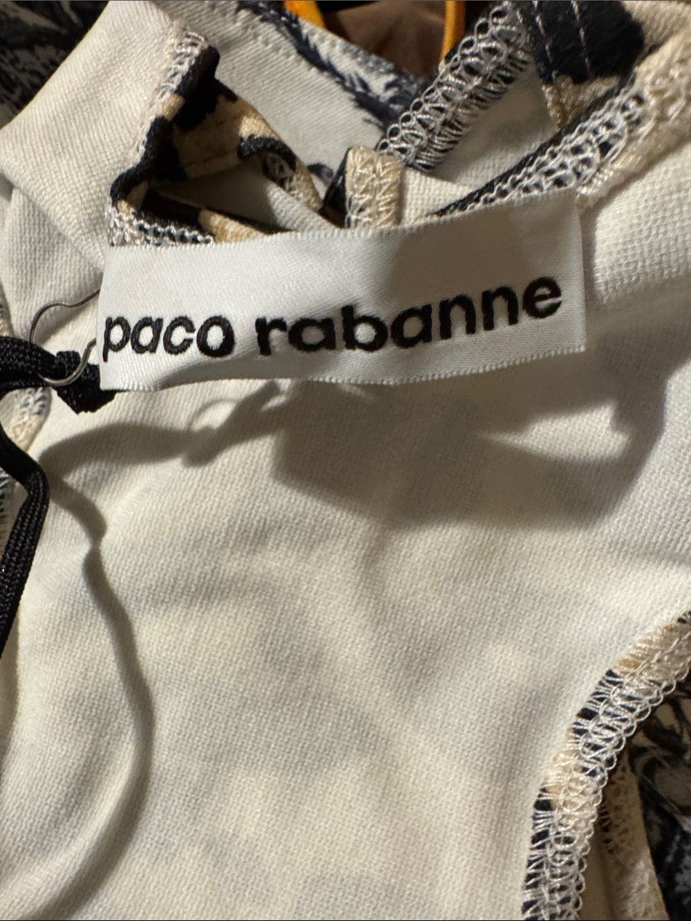 Paco Rabanne Leopard-Print Racerback Sports Bra in Beige and Black Size XL / US 12-14 / IT 48-50 - 7 Thumbnail