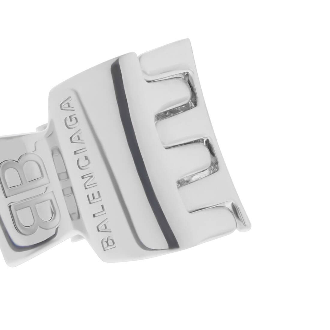 Balenciaga o1w1db10325 Size: OS / Pretty Mini Hair Grip Set in Silver Size ONE SIZE - 2 Thumbnail