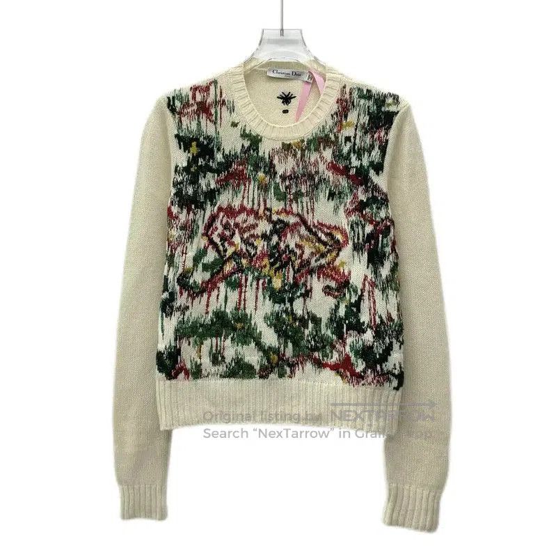 Dior Dior Colorblock Cashmere Sweater for Women . Size XS / US 0-2 / IT 36-38 - 1 Thumbnail