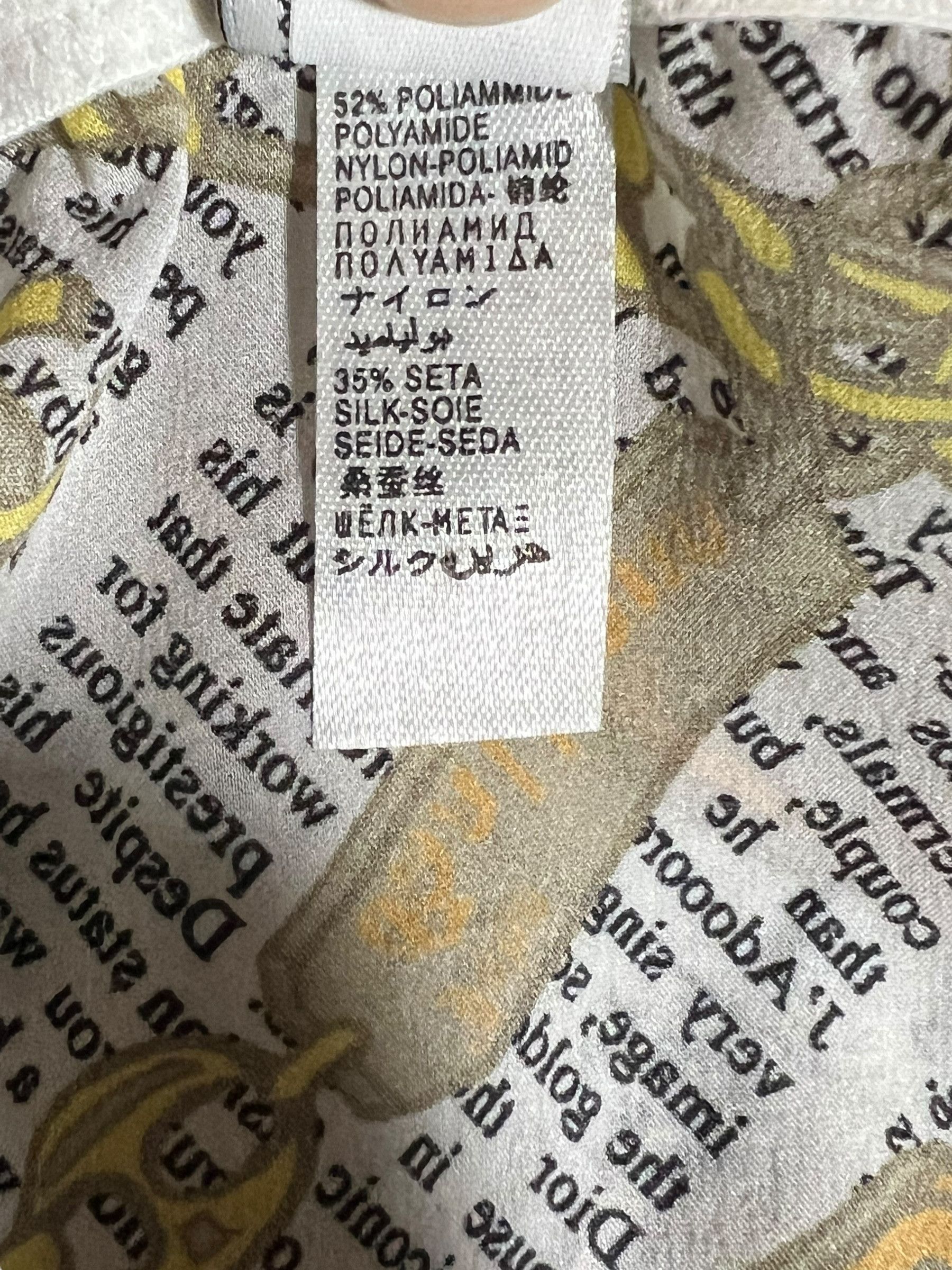 John Galliano John Galliano 2000s Newspaper Chain Slip Dress Size L / US 10 / IT 46 - 10 Thumbnail