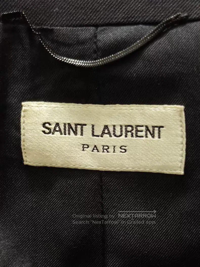 Saint Laurent Paris Saint Laurent Paris Black Smoking Suit Size US M / EU 48-50 / 2 - 2 Thumbnail
