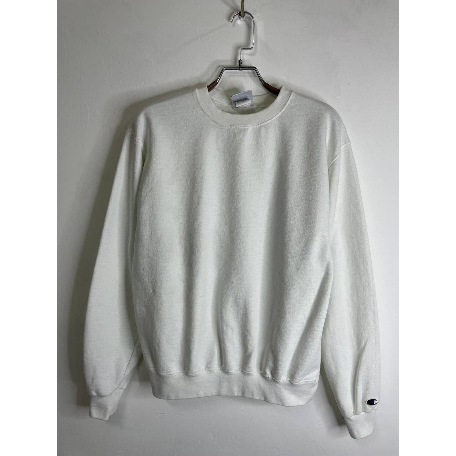 Champion Vintage Champion Eco White Crewneck Sweatshirt Size M Size US M / EU 48-50 / 2 - 1 Thumbnail