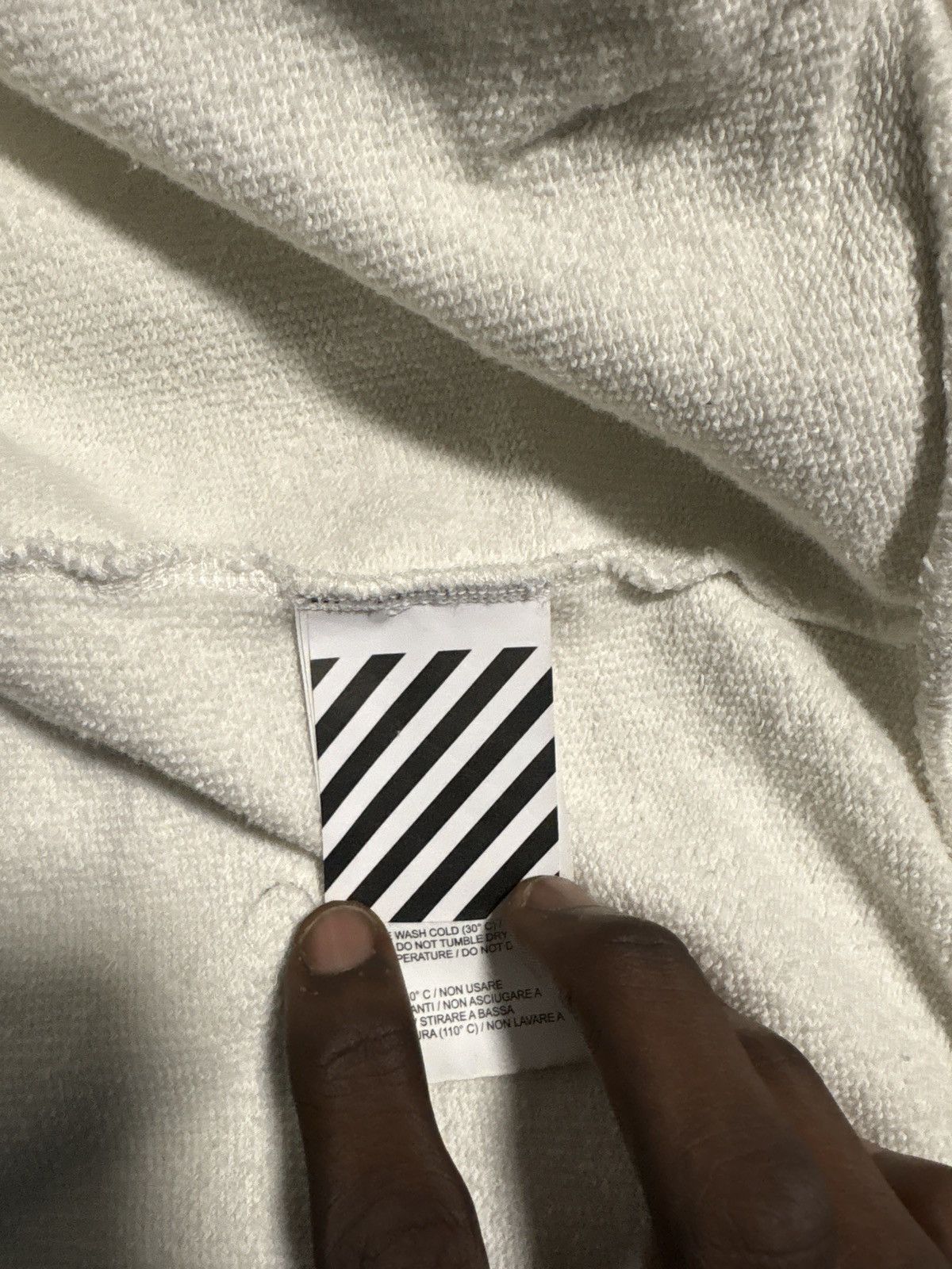 Off-White Off-White Diag Multicolour Zipped Hoodie 'White' Size US S / EU 44-46 / 1 - 8 Thumbnail