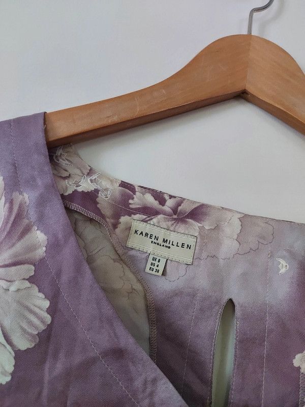 Karen Millen Karen Millen silk vintage top UK 8 EU 36 Size S / US 4 / IT 40 - 4 Thumbnail