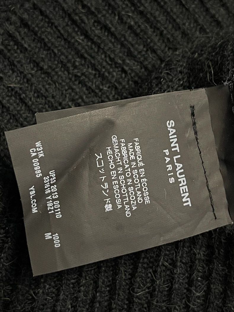 Saint Laurent Paris Saint Laurent Paris Black iron sheet decorated cardigan sw Size M / US 6-8 / IT 42-44 - 3 Thumbnail