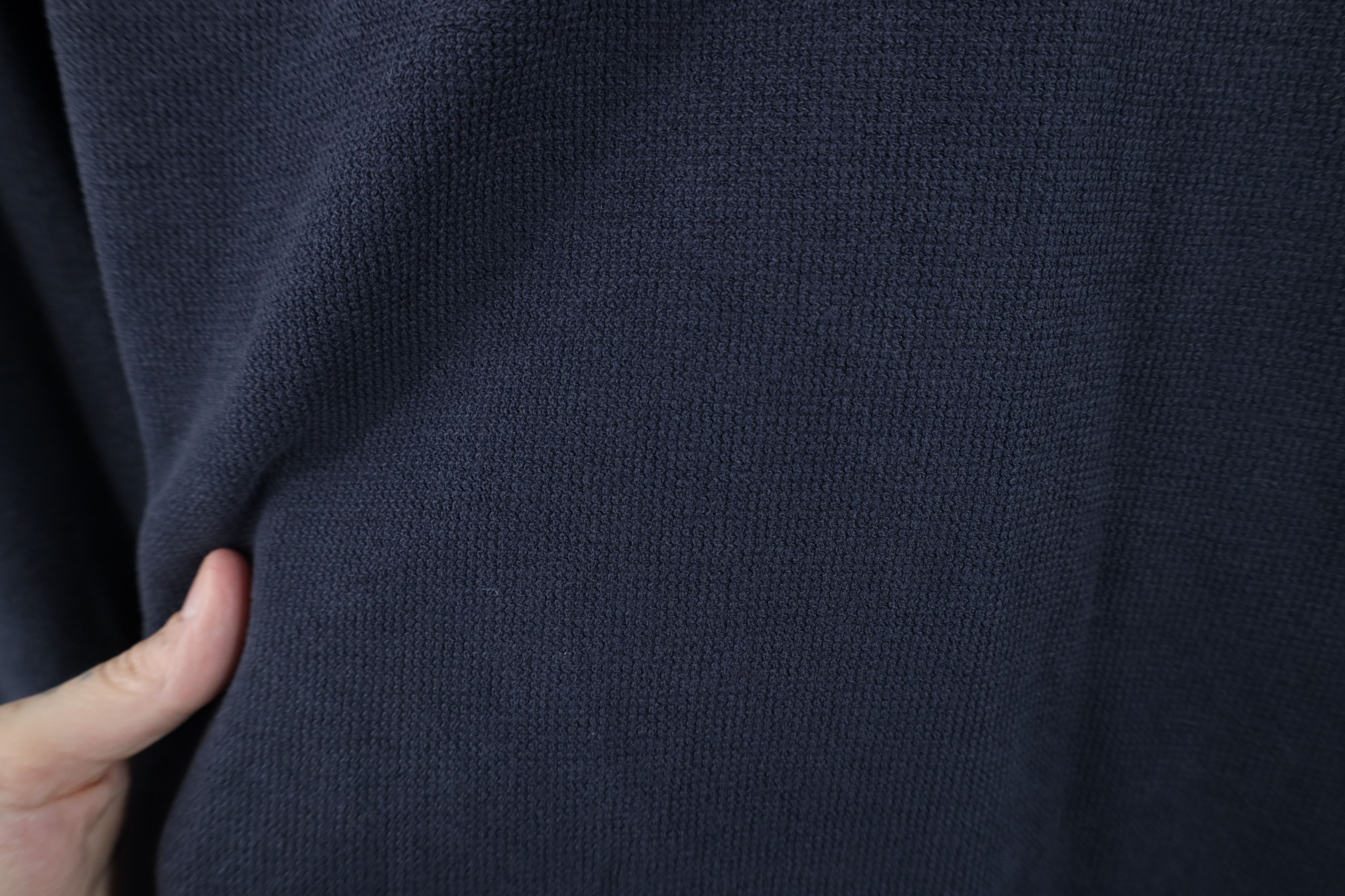 Vintage Vintage 90s Streetwear Waffle Knit Henley T-Shirt Blue Size US XXL / EU 58 / 5 - 6 Thumbnail