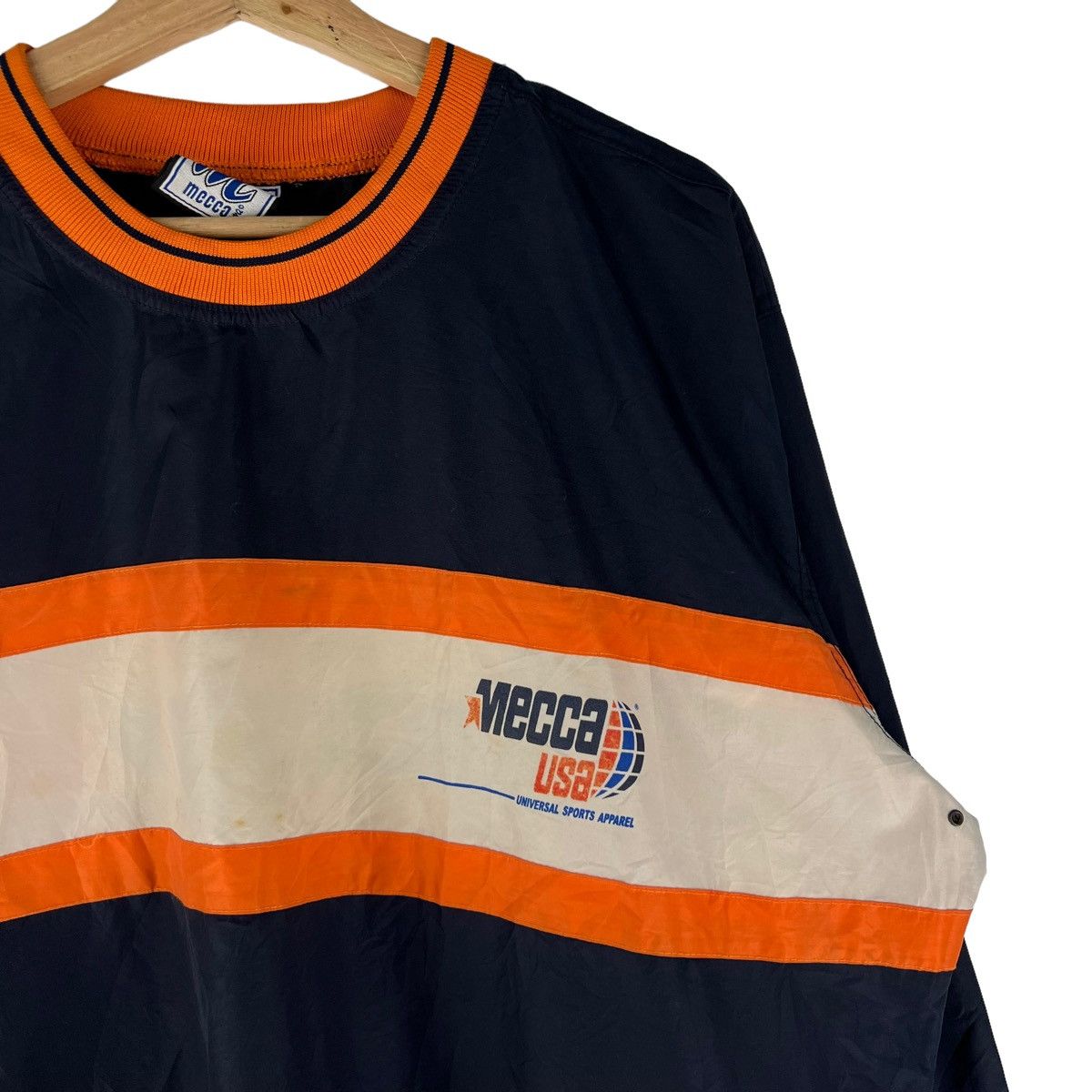 Japanese Brand 🔥VINTAGE LONG SLEEVE SWEATSHIRT MECCA USA BIG LOGO Size US L / EU 52-54 / 3 - 5 Thumbnail