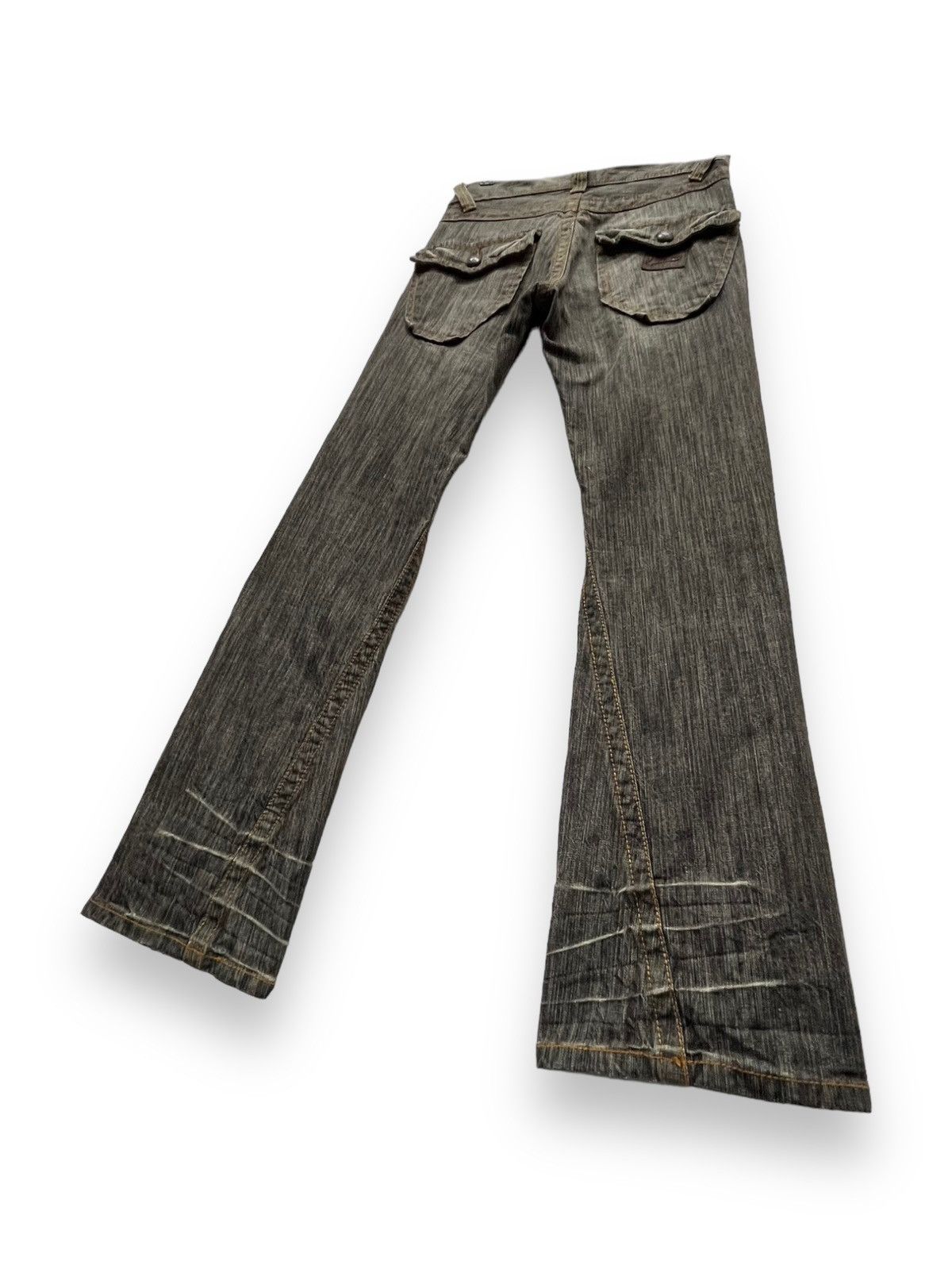 JUN MEN SICK FLARE🔥Vtg JUN MEN Classic Flare Low Rise Jeans💥 Size US 30 / EU 46 - 6 Thumbnail