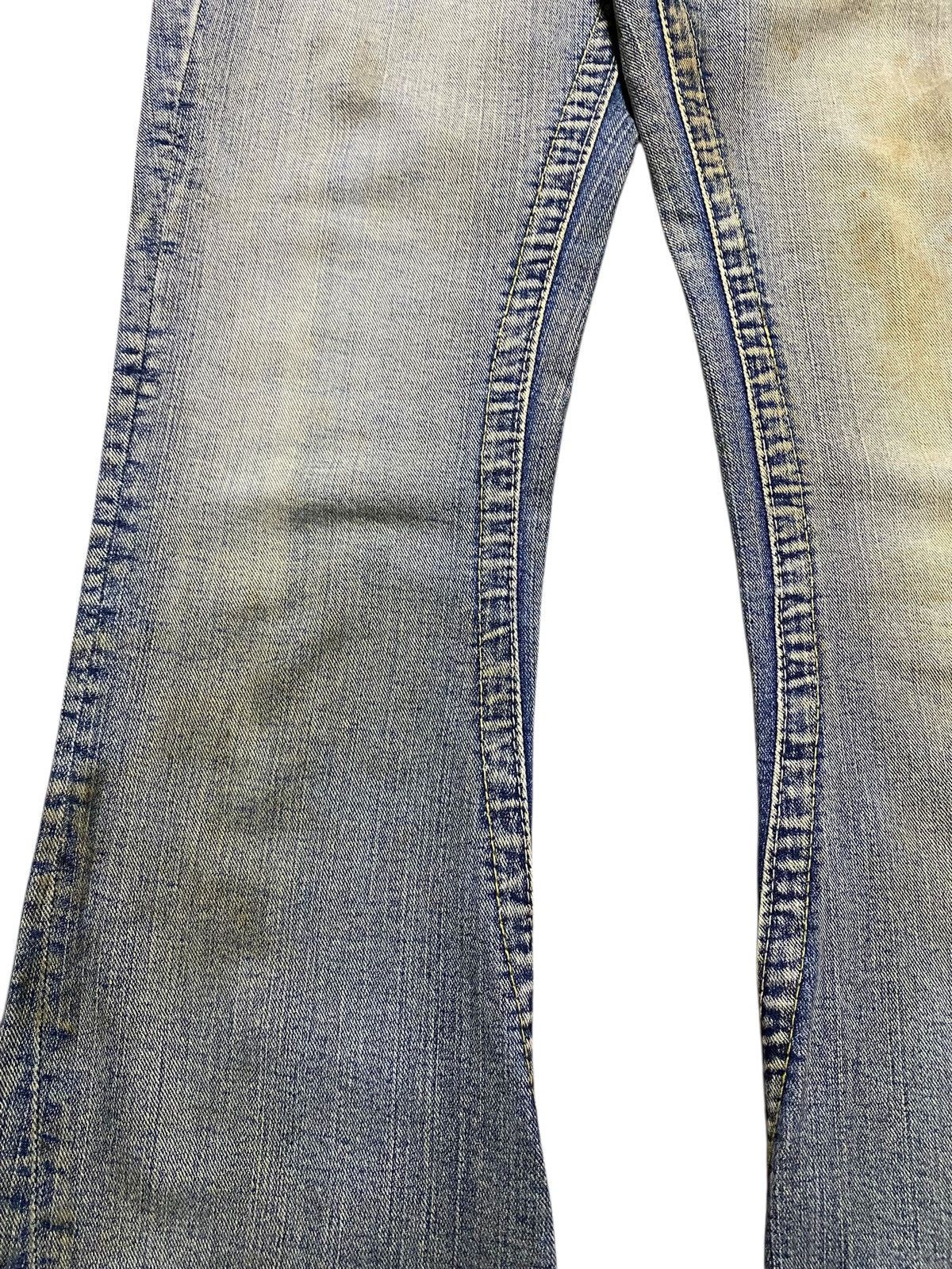 True Religion Vintage Japanese Brand Rusty Mud Wash Distressed Flare Jeans Size US 30 / EU 46 - 7 Thumbnail