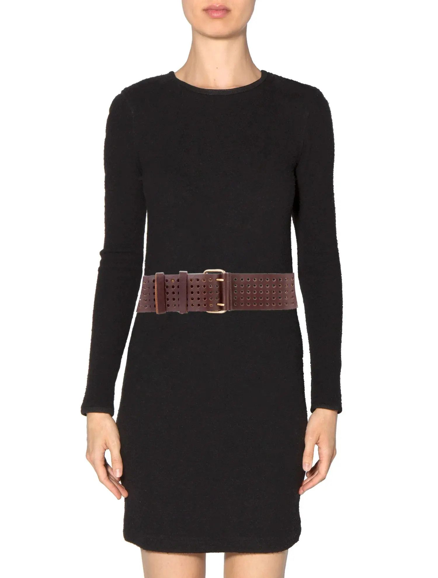 Saint Laurent Paris o1s1wg111224 Size: 70 / Cintura Giglio Leather Belt Brown Size ONE SIZE - 2 Thumbnail