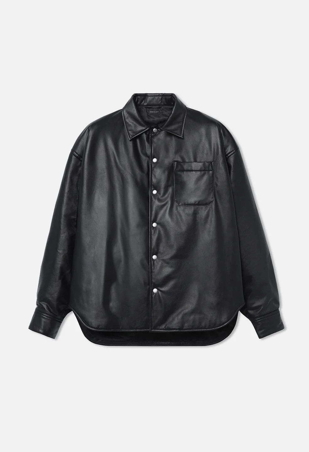 John Elliott John Elliott Leather Scout Overshirt - XS Size US XS / EU 42 / 0 - 7 Thumbnail
