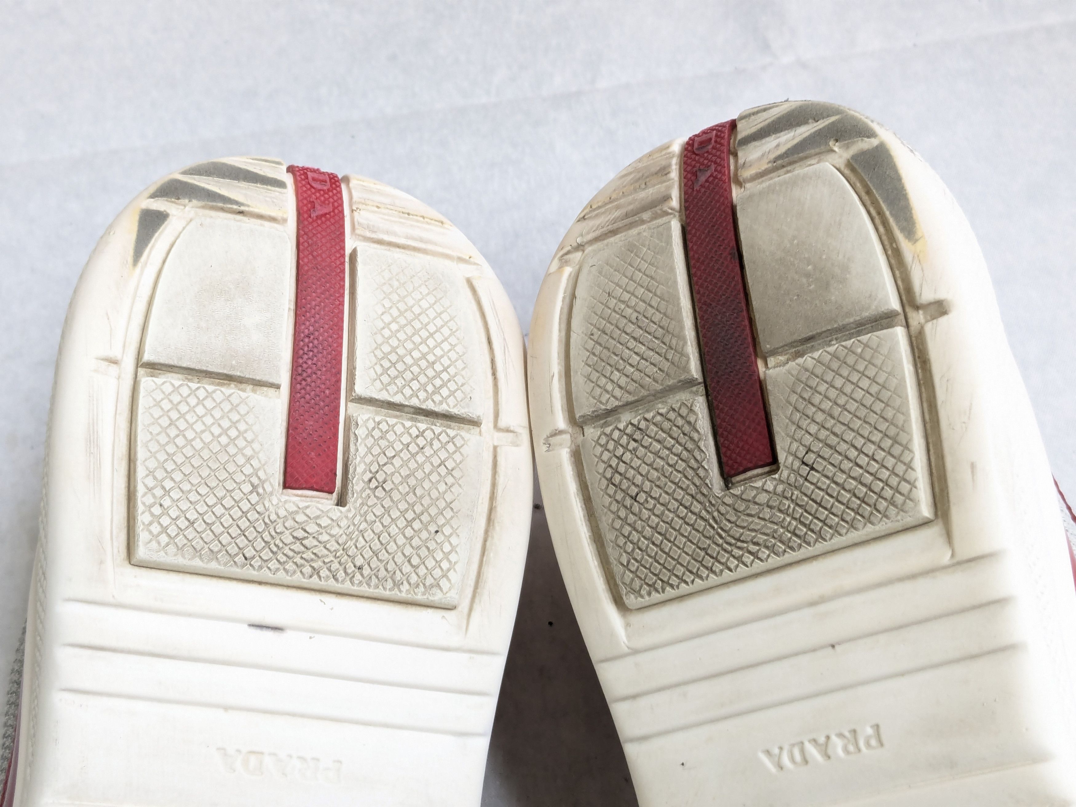 Prada Prada America's Cup Red Patent Leather 11 Low Silver Size US 11 / EU 44 - 18 Thumbnail