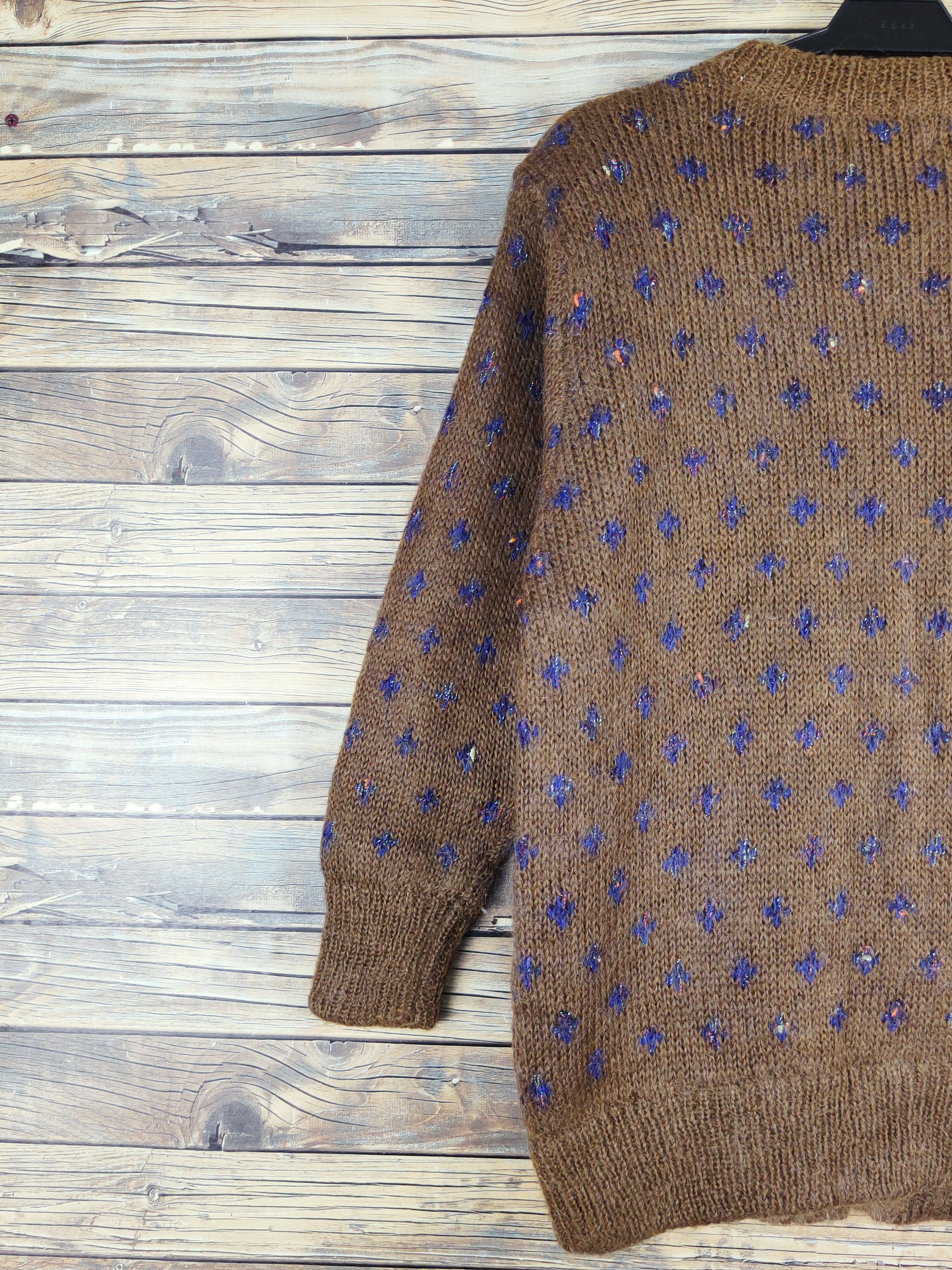 Japanese Brand Mouseine Dark Brown Knitwear Cardigan #W1150 Size L / US 10 / IT 46 - 8 Thumbnail