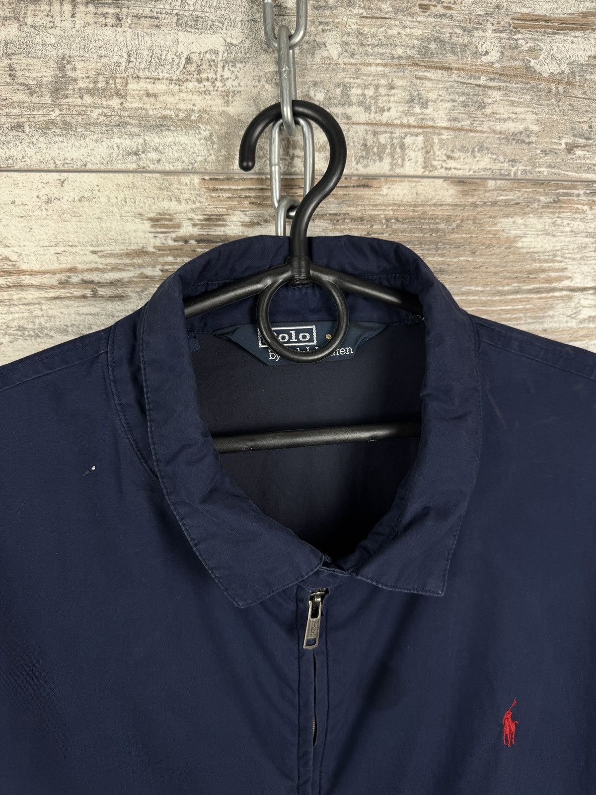 Polo Ralph Lauren Mens Vintage Polo Ralph Lauren jacket navy bomber Size US XL / EU 56 / 4 - 7 Thumbnail