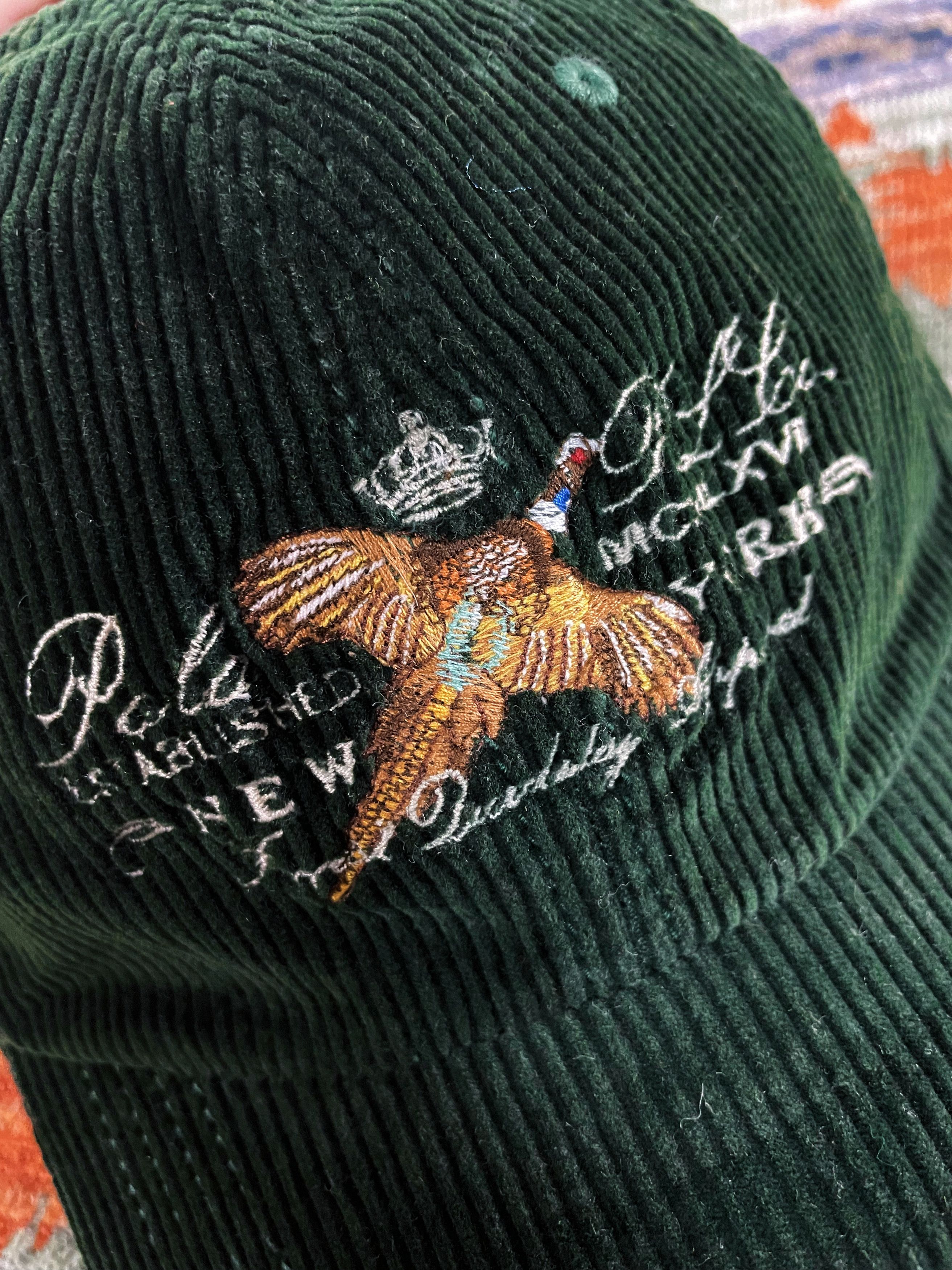 Polo Ralph Lauren Polo Ralph Lauren Corduroy Leather Rare Baseball Hat Cap Size ONE SIZE - 2 Thumbnail