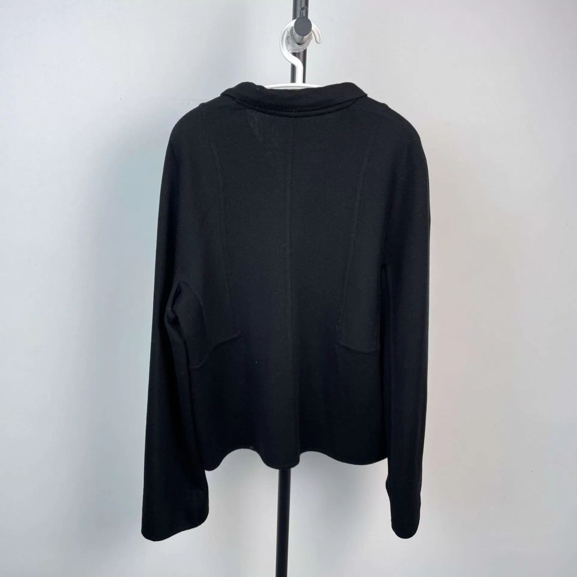 Hermes Hermès Wool Knit Short Black Coat 40 Size S / US 4 / IT 40 - 2 Thumbnail