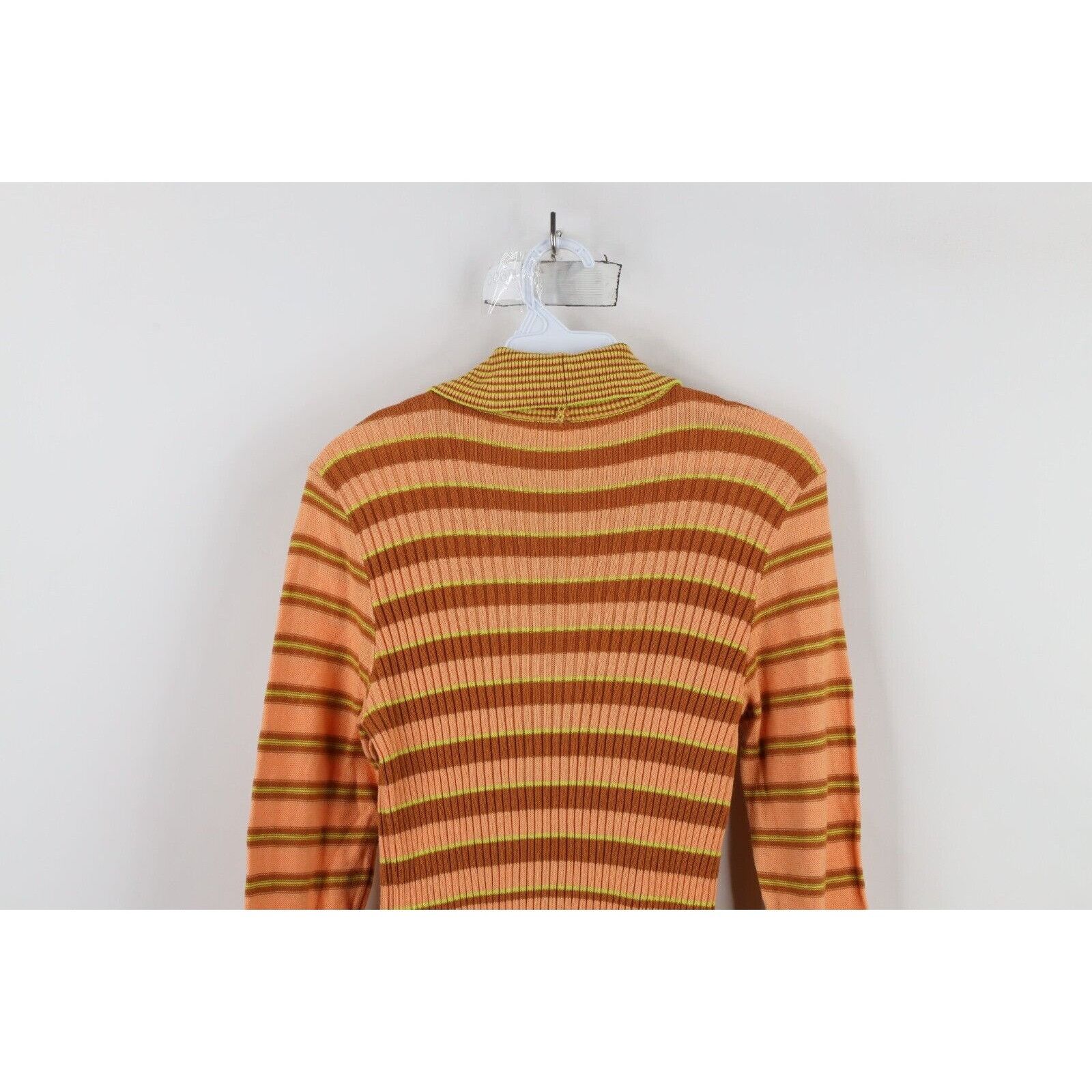 Free People Free People Boho Chic Striped Knit Collared Sweater Dress Size M / US 6-8 / IT 42-44 - 12 Thumbnail