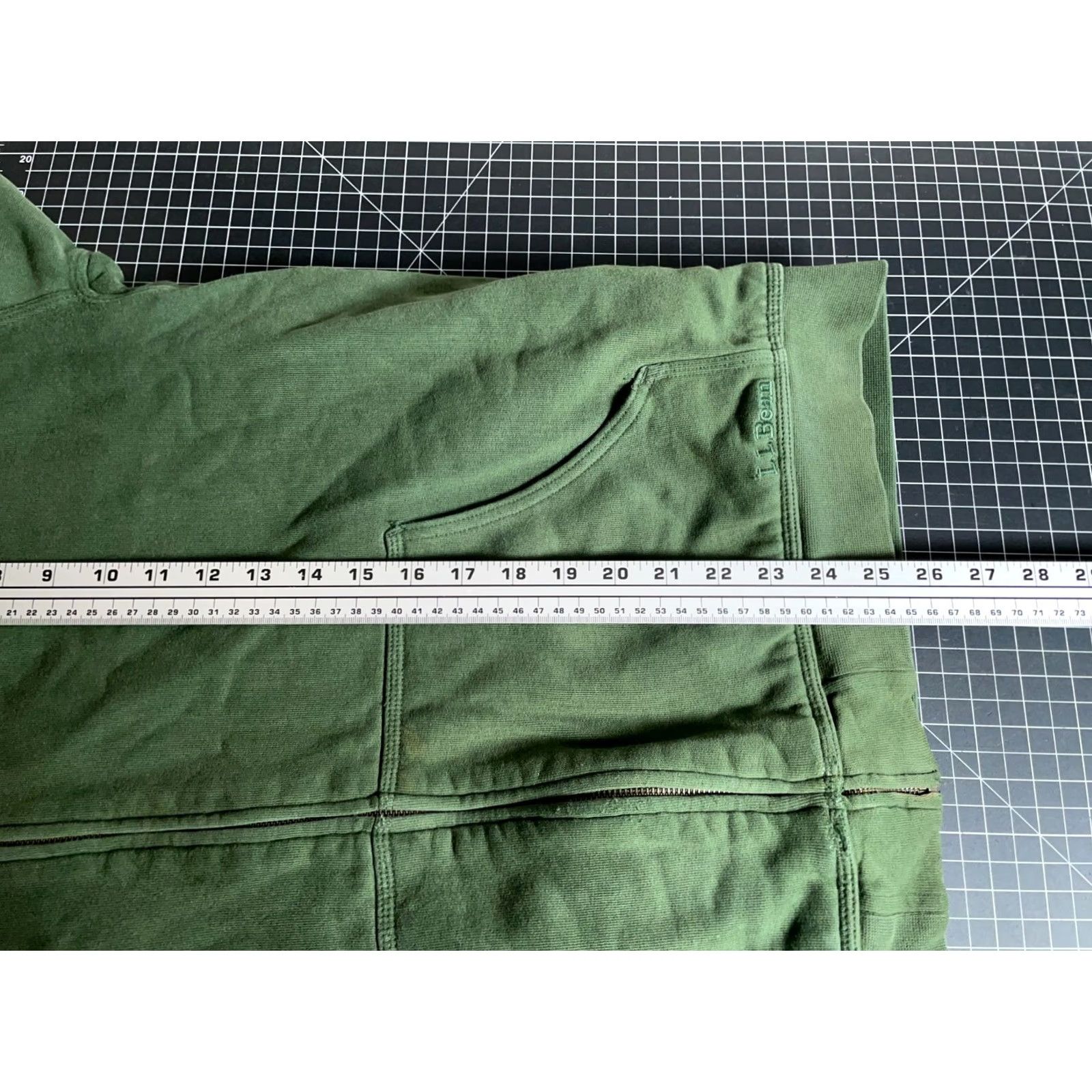 Vintage L.L. Bean Katahdin Iron Works Sherpa Zip Hoodie Men's Large Green Sweatshirt Size US L / EU 52-54 / 3 - 6 Thumbnail