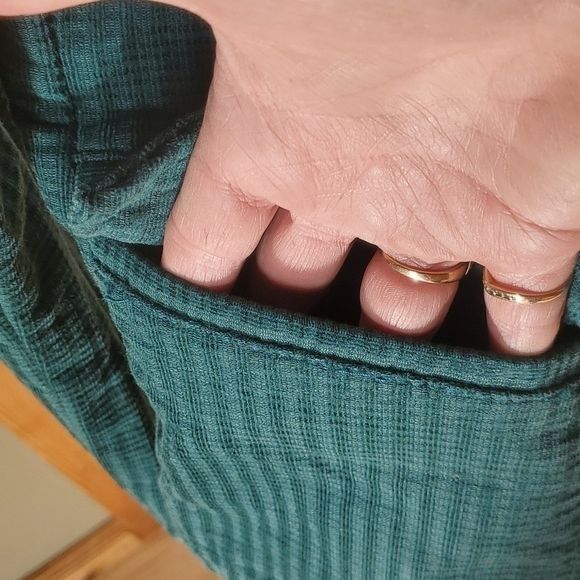 Vintage CAbi Lennon Jacket Legion Teal Green Corduroy Military Style Size M / US 6-8 / IT 42-44 - 6 Thumbnail