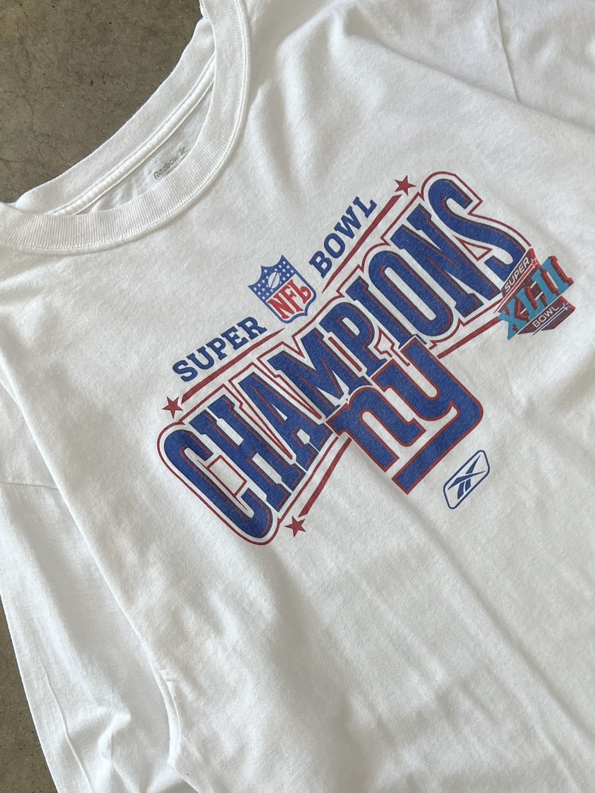 NFL Vintage Reebok Super Bowl Champions XLII LS Tee XXL Size US XXL / EU 58 / 5 - 1 Thumbnail